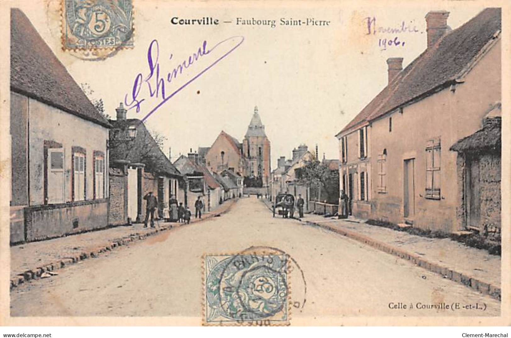 COURVILLE - Faubourg Saint Pierre - Très Bon état - Courville