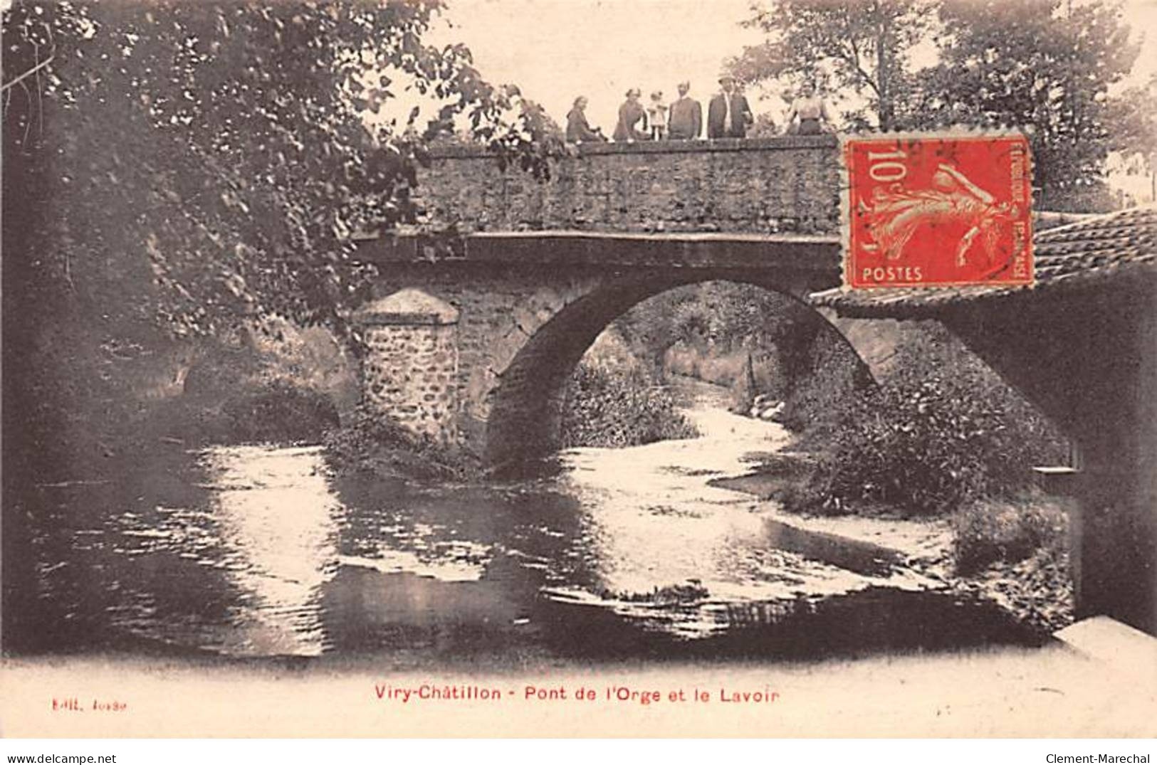 VIRY CHATILLON - Pont De L'Orge Et Le Lavoir - Très Bon état - Viry-Châtillon