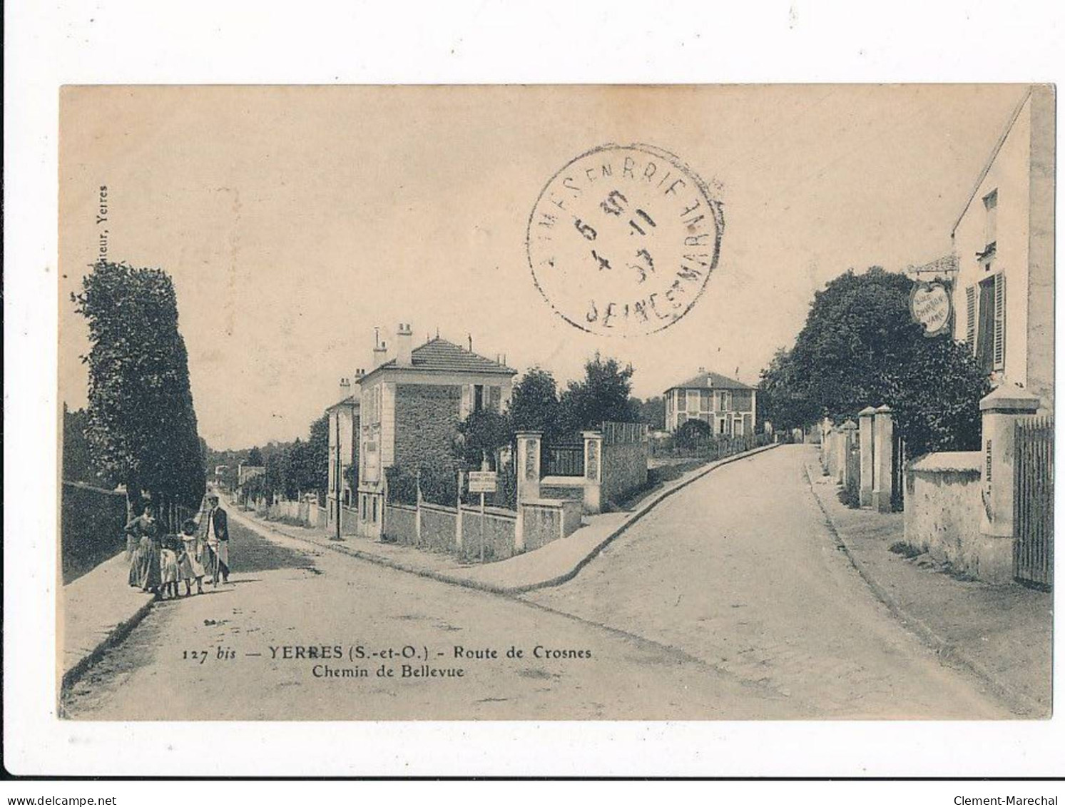 YERRES : Route De Crosnes Chemin De Bellevue - Très Bon état - Yerres