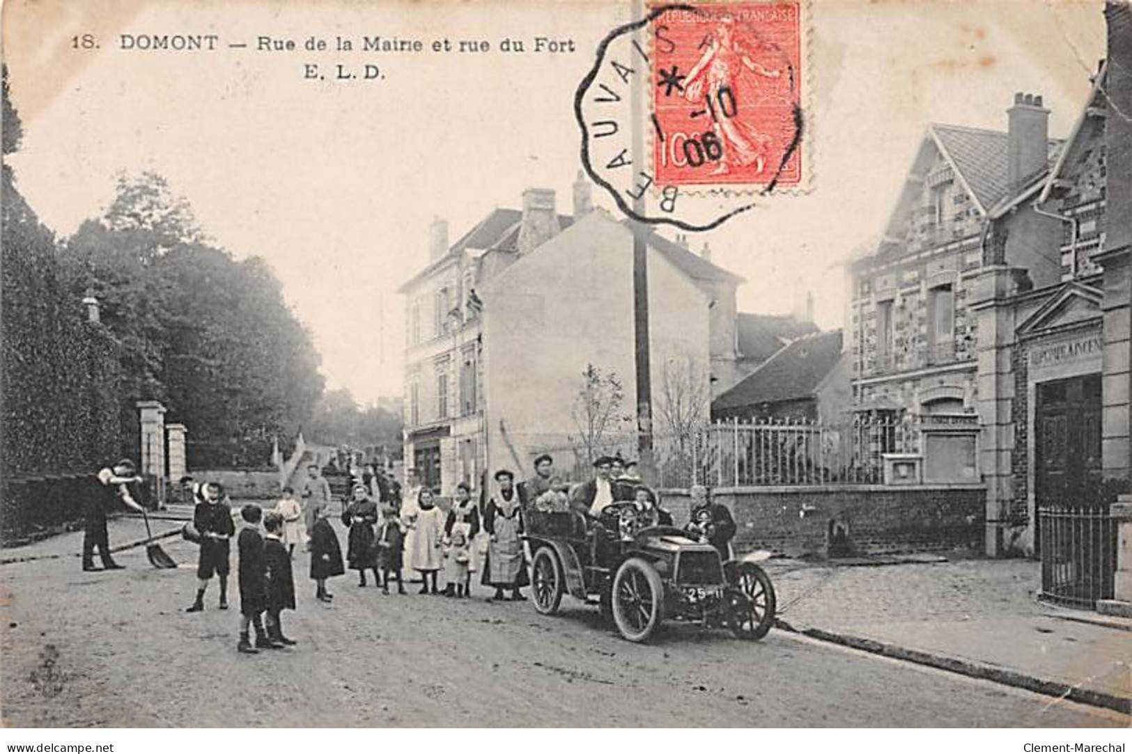 DOMONT - Rue De La Mairie Et Rue Du Fort - état - Domont