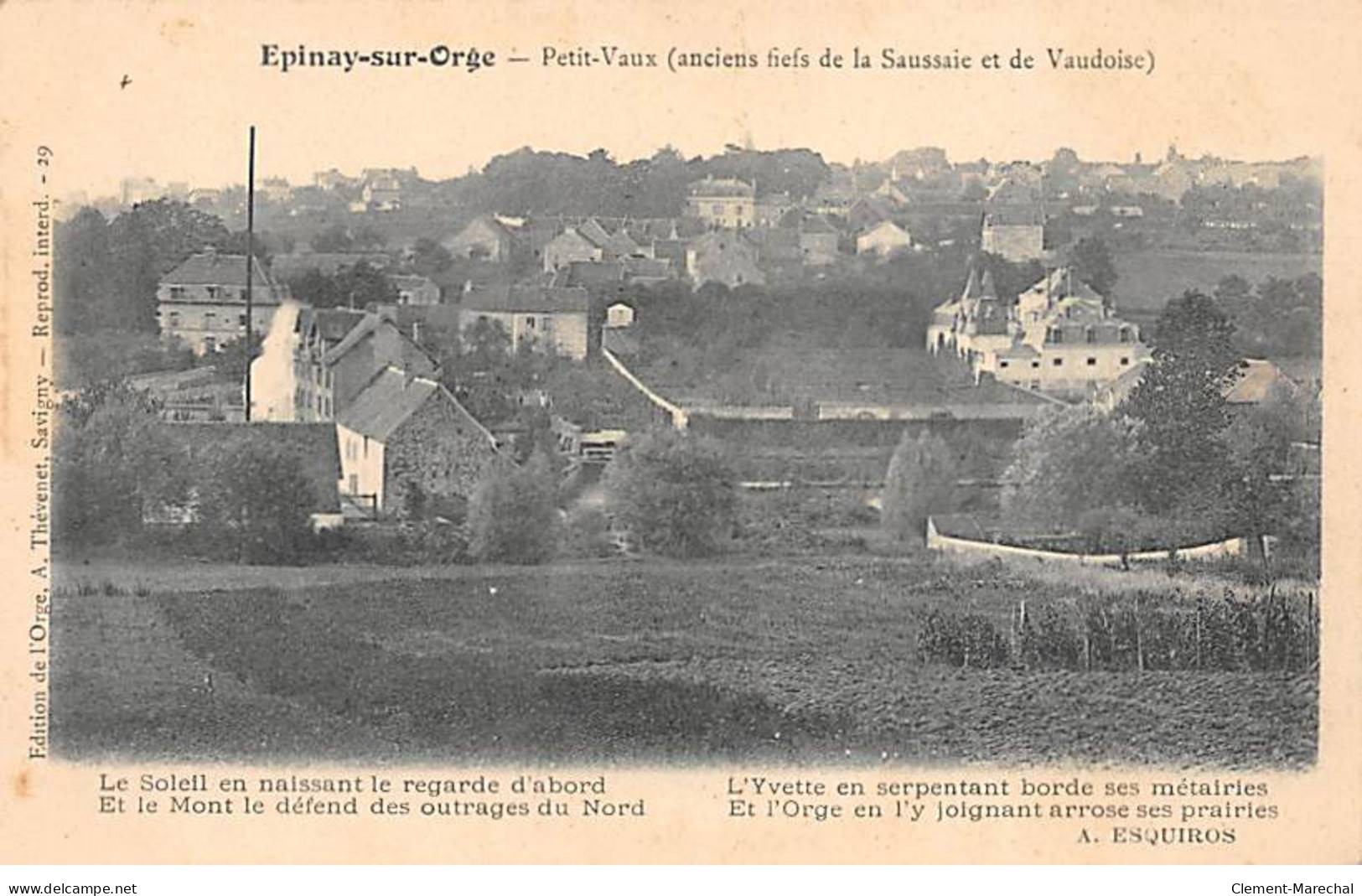 EPINAY SUR ORGE - Petit Vaux - Très Bon état - Epinay-sur-Orge