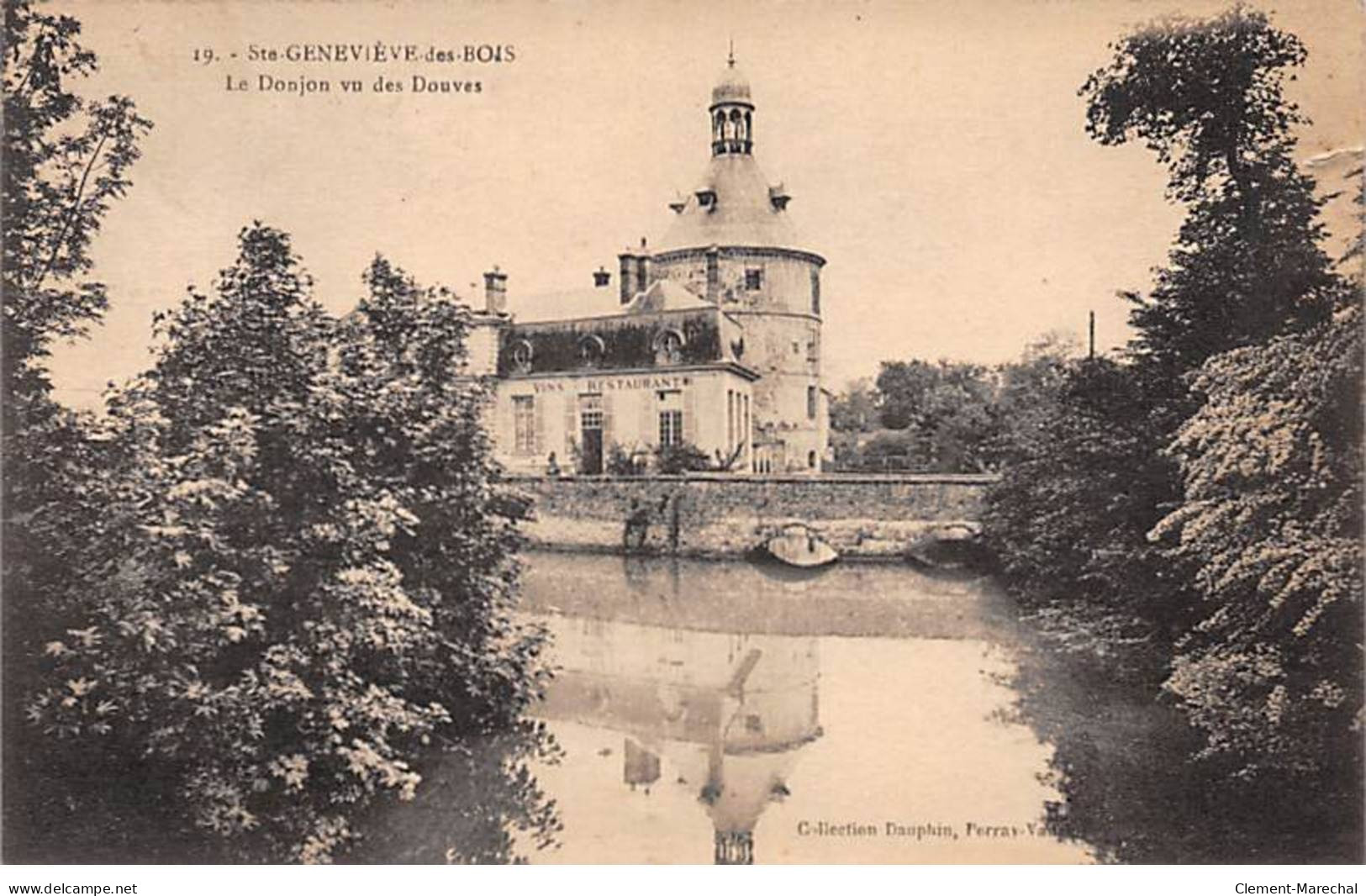 SAINTE GENEVIEVE DES BOIS - Le Donjon Vu Des Douves - Très Bon état - Sainte Genevieve Des Bois