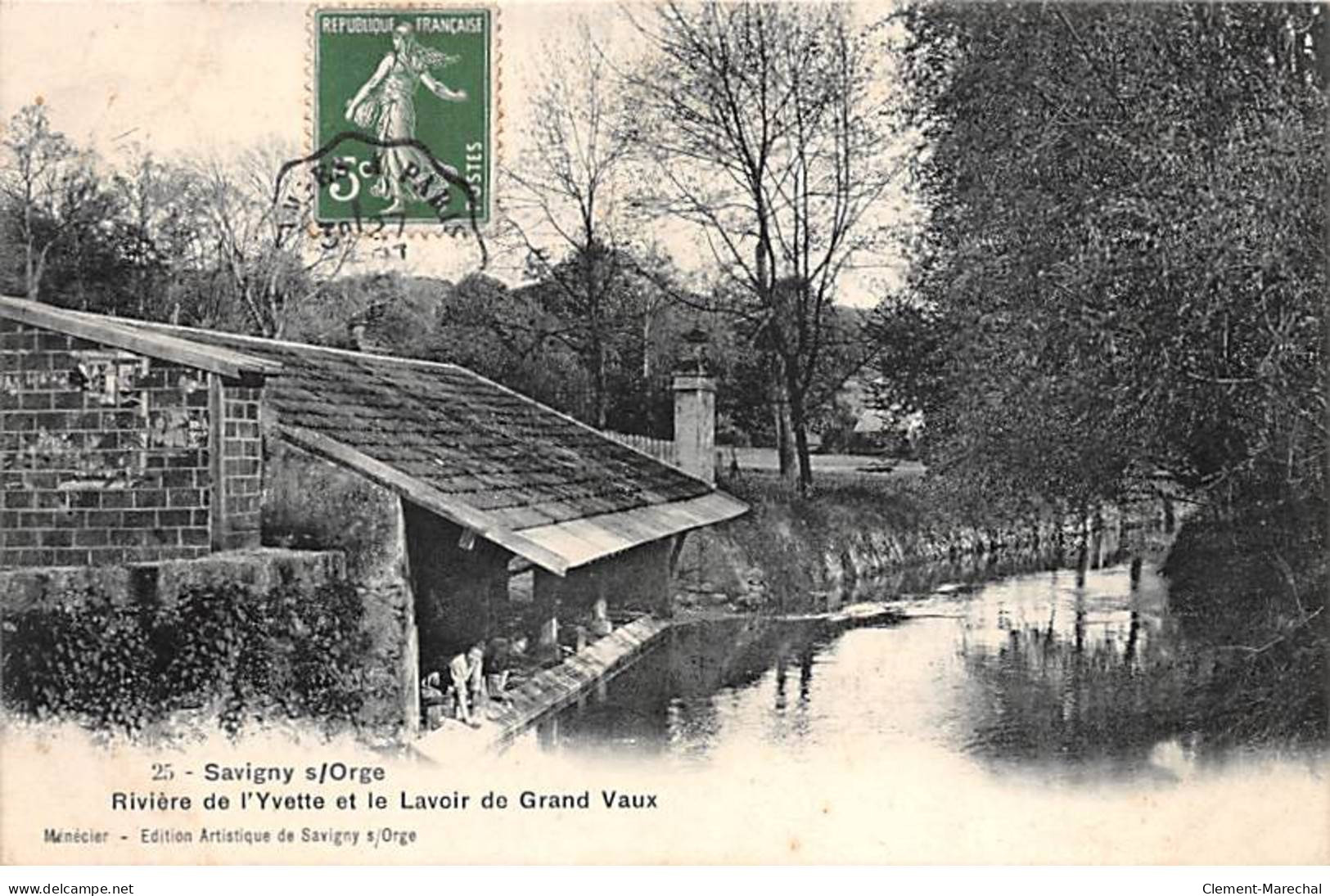 SAVIGNY SUR ORGE - Rivière De L'Yvette Et Le Lavoir De Grand Vaux - Très Bon état - Savigny Sur Orge