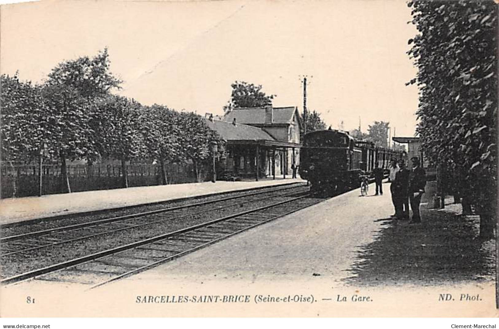 SARCELLES SAINT BRICE - La Gare - état - Sarcelles