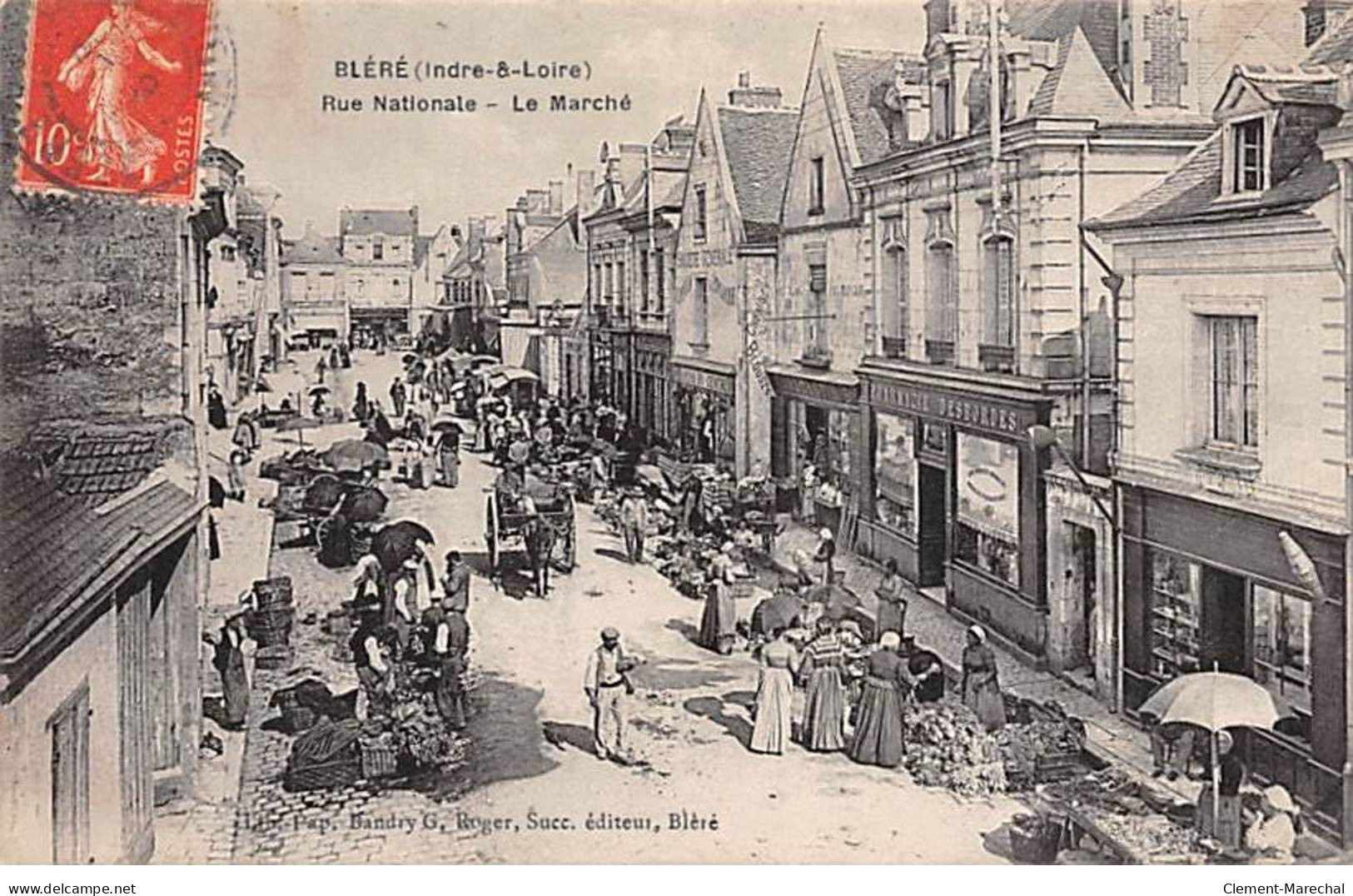 BLERE - Rue Nationale - Le Marché - Très Bon état - Bléré