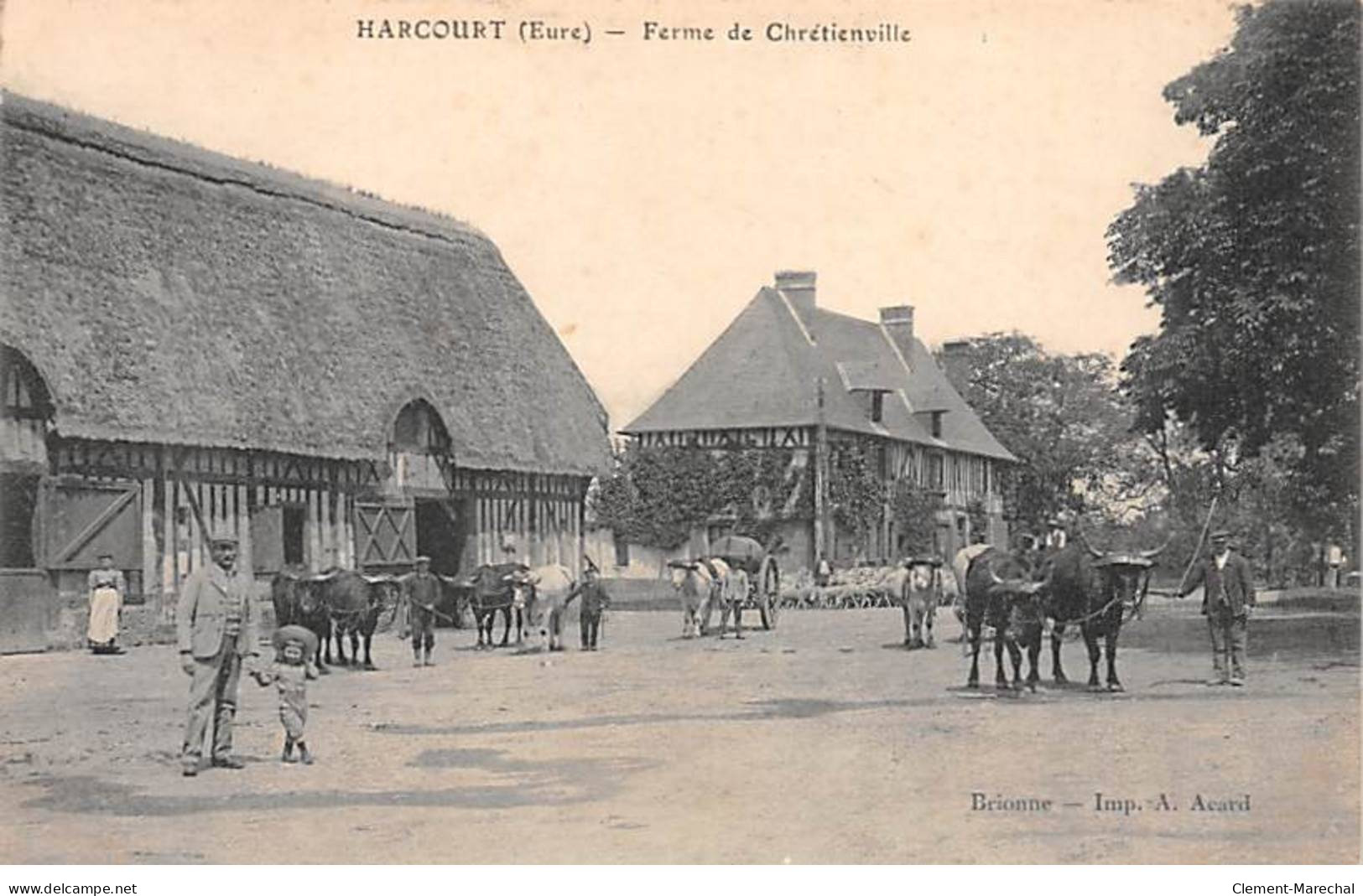 HARCOURT - Ferme De Chrétienville - Très Bon état - Harcourt