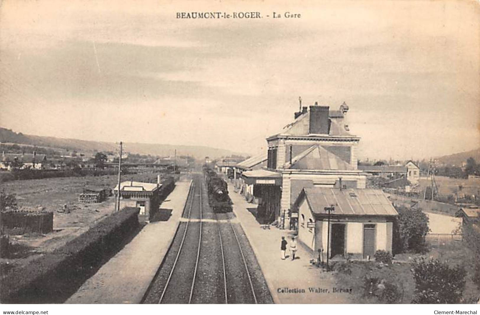 BEAUMONT LE ROGER - La Gare - Très Bon état - Beaumont-le-Roger