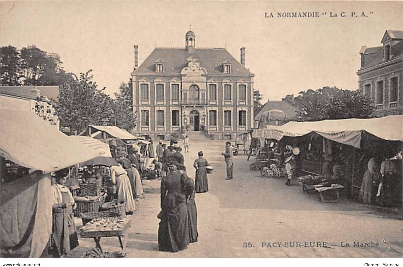 PACY SUR EURE - Le Marché - Très Bon état - Pacy-sur-Eure