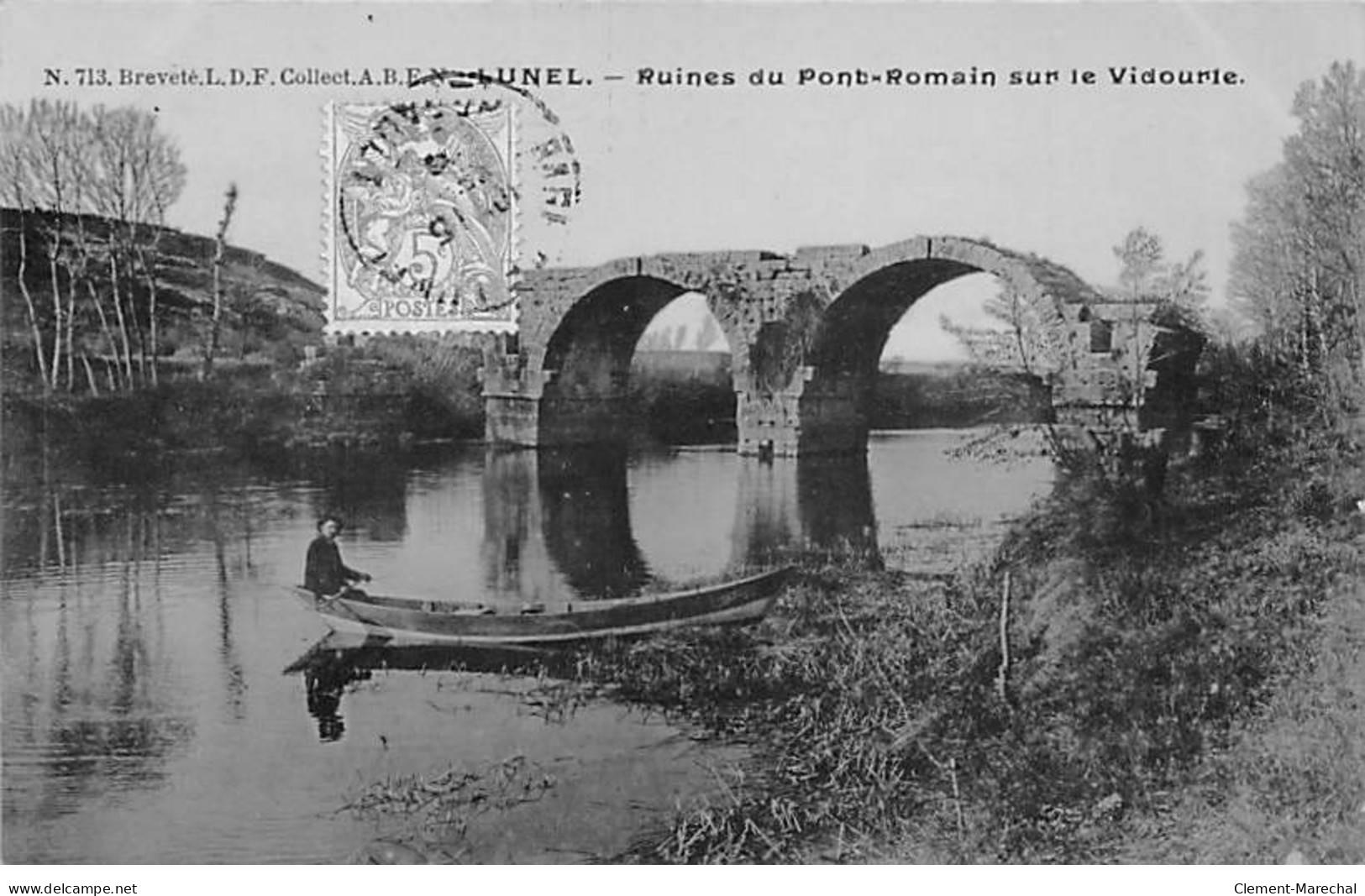LUNEL - Ruines Du Pont Romain Sur Le Vidourie - Très Bon état - Lunel