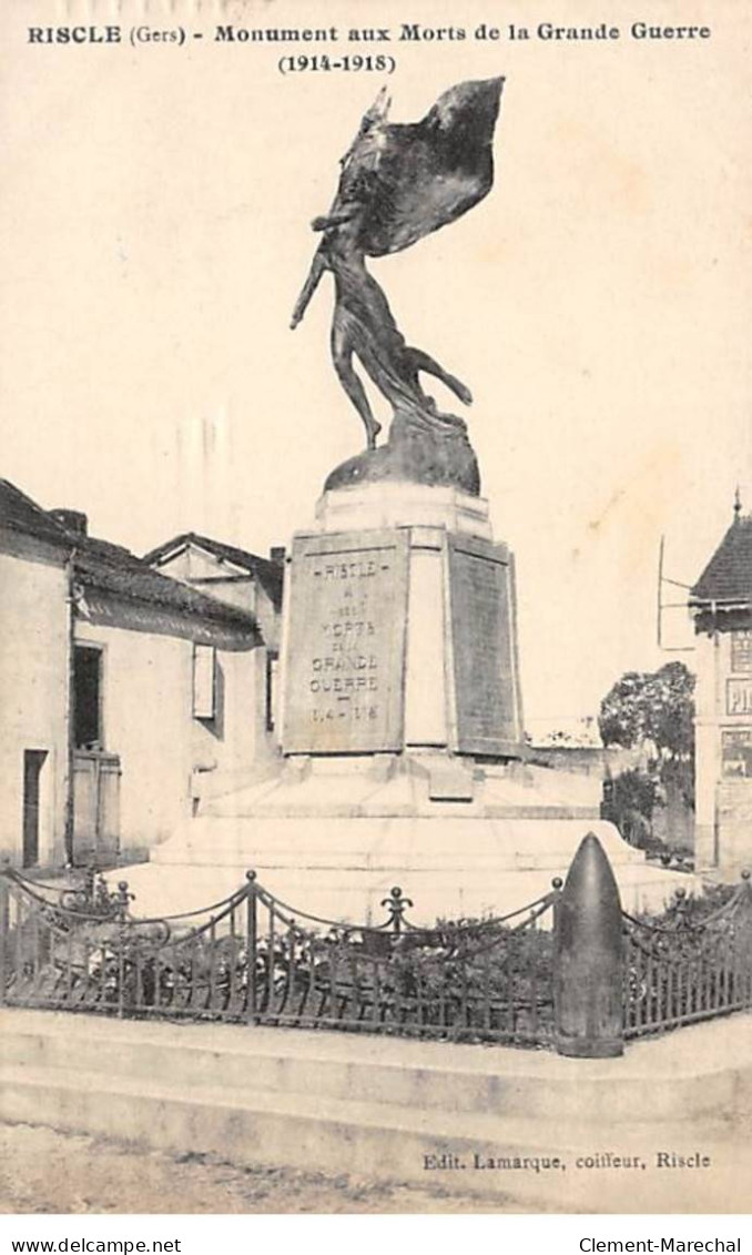 RISCLE - Monument Aux Morts De La Grande Guerre - Très Bon état - Riscle