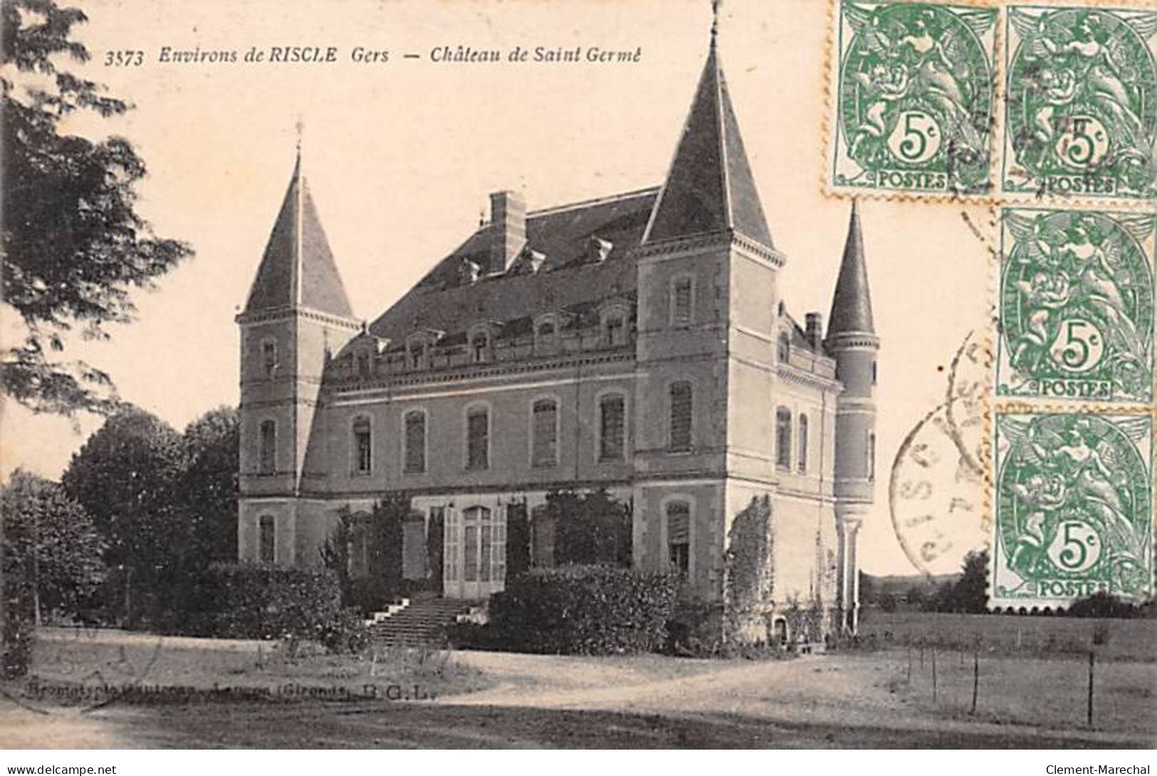 Environs De RISCLE - Château De Saint Germé - Très Bon état - Riscle