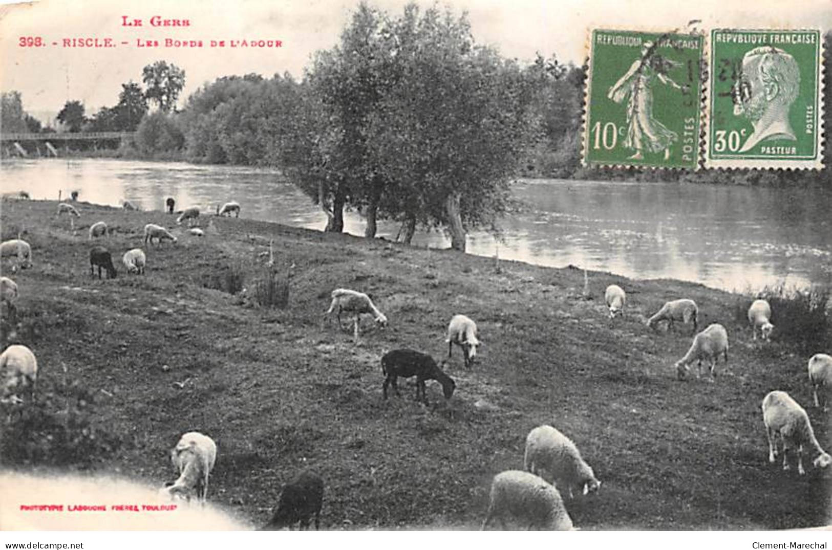 RISCLE - Les Bords De L'Adour - Très Bon état - Riscle