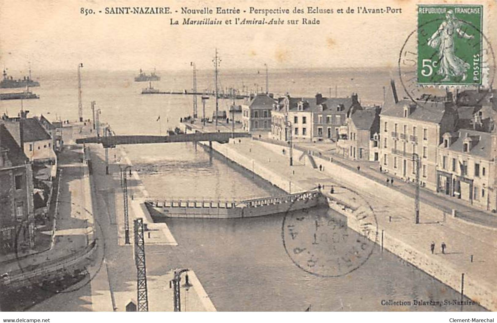 SAINT NAZAIRE - Nouvelle Entrée - Perspective Des Ecluses Et De L'Avant Port - Très Bon état - Saint Nazaire