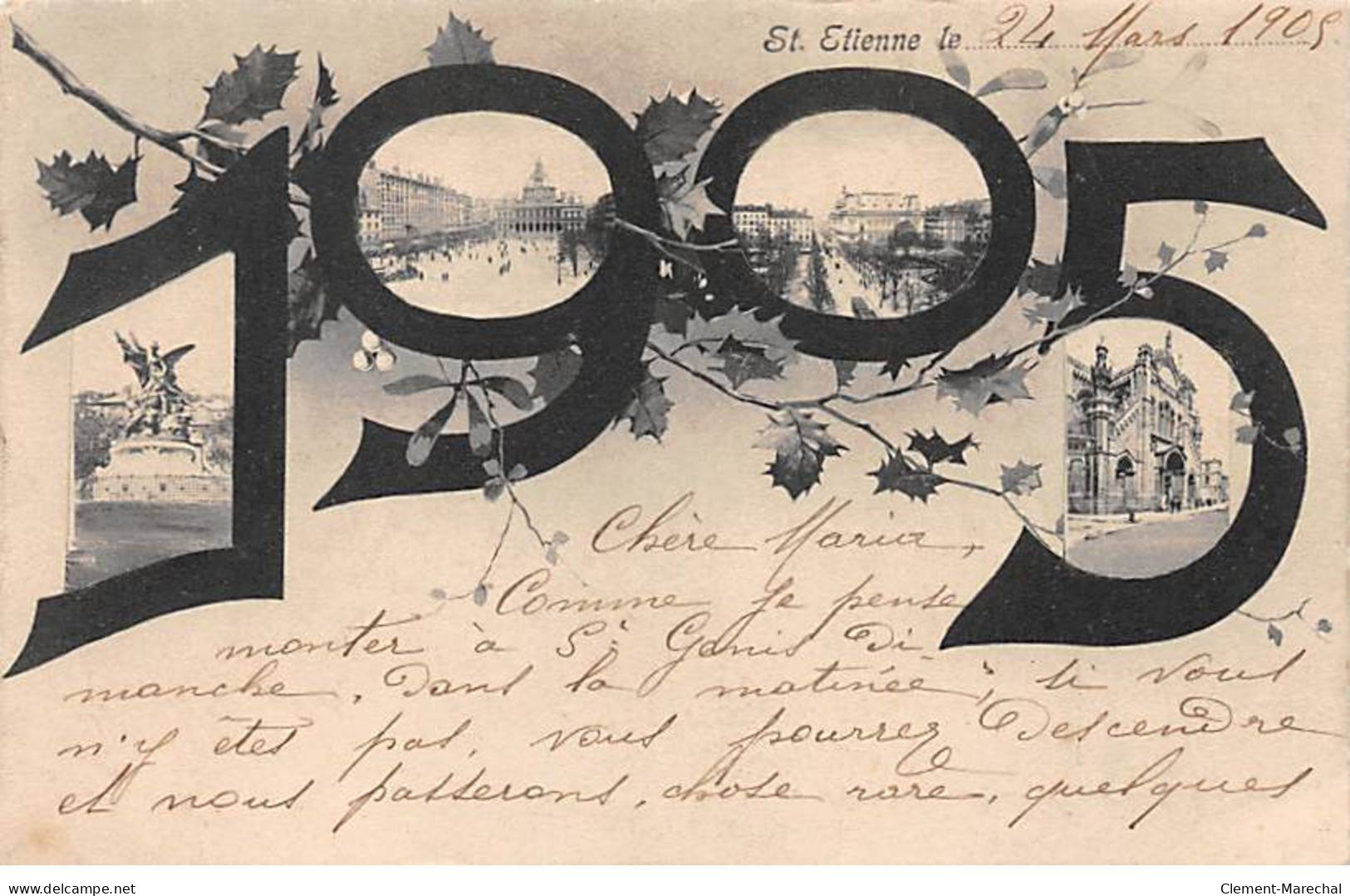 SAINT ETIENNE - 1905 - Très Bon état - Saint Etienne
