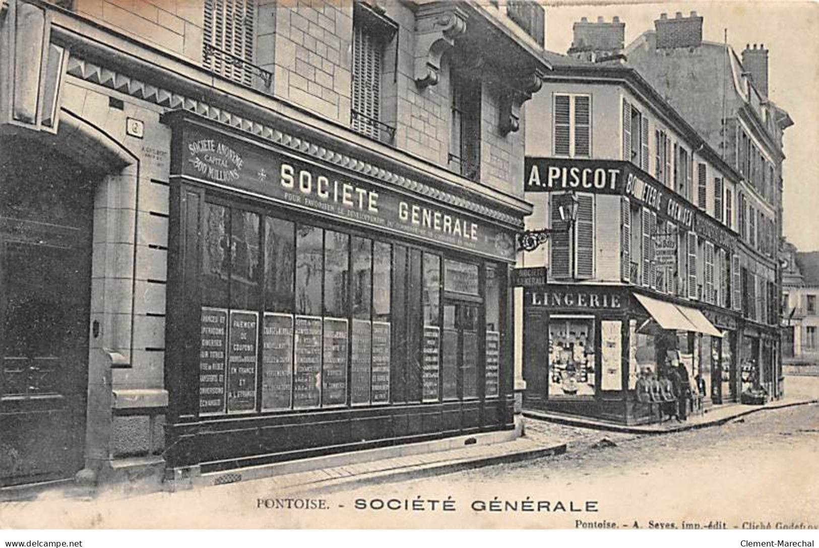 PONTOISE - Société Génarale - état - Pontoise