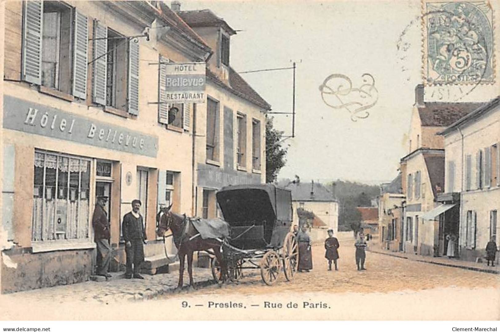 PRESLES - Rue De Paris - Très Bon état - Presles