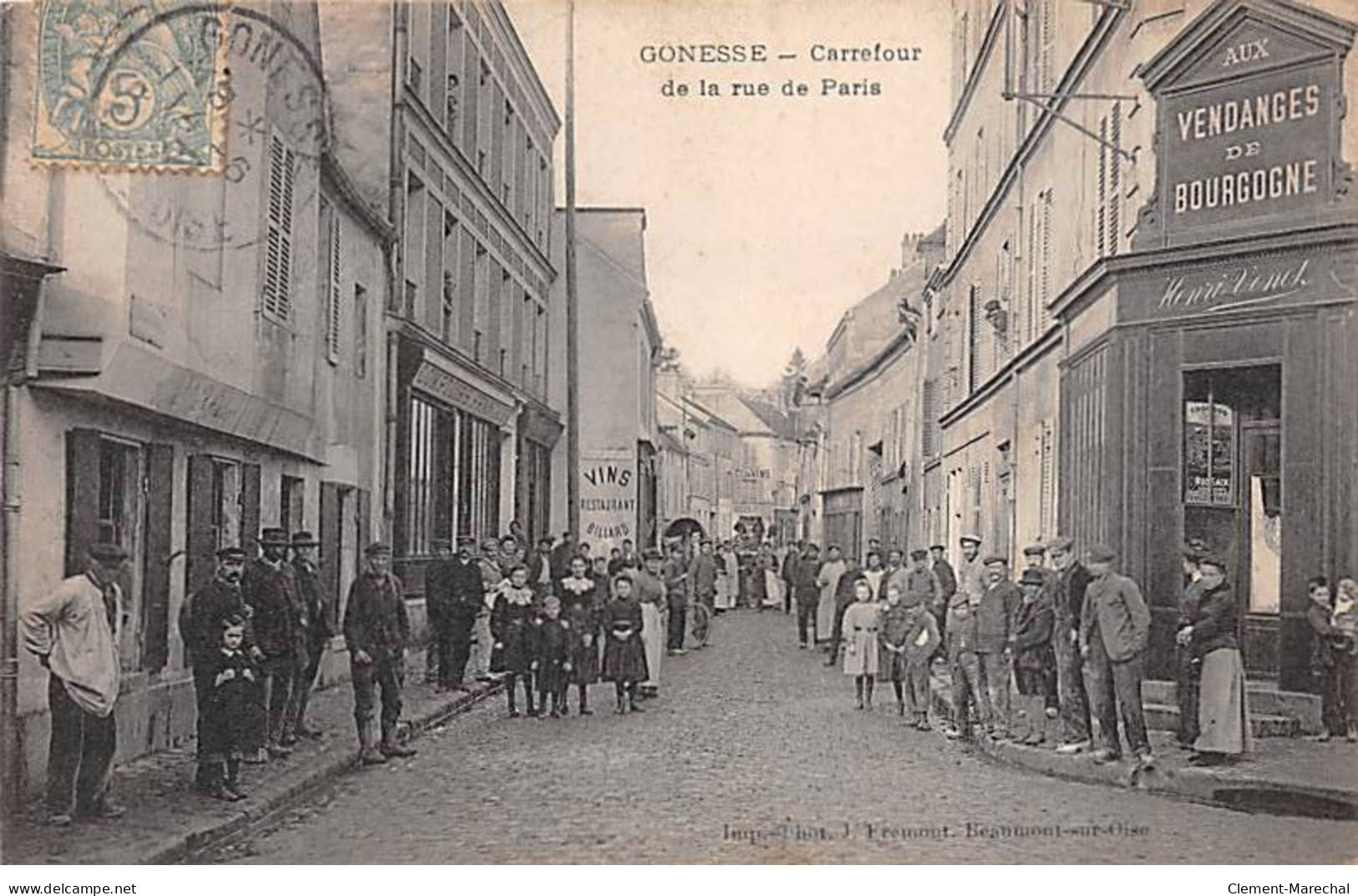 GONESSE - Carrefour De La Rue De Paris - Très Bon état - Gonesse