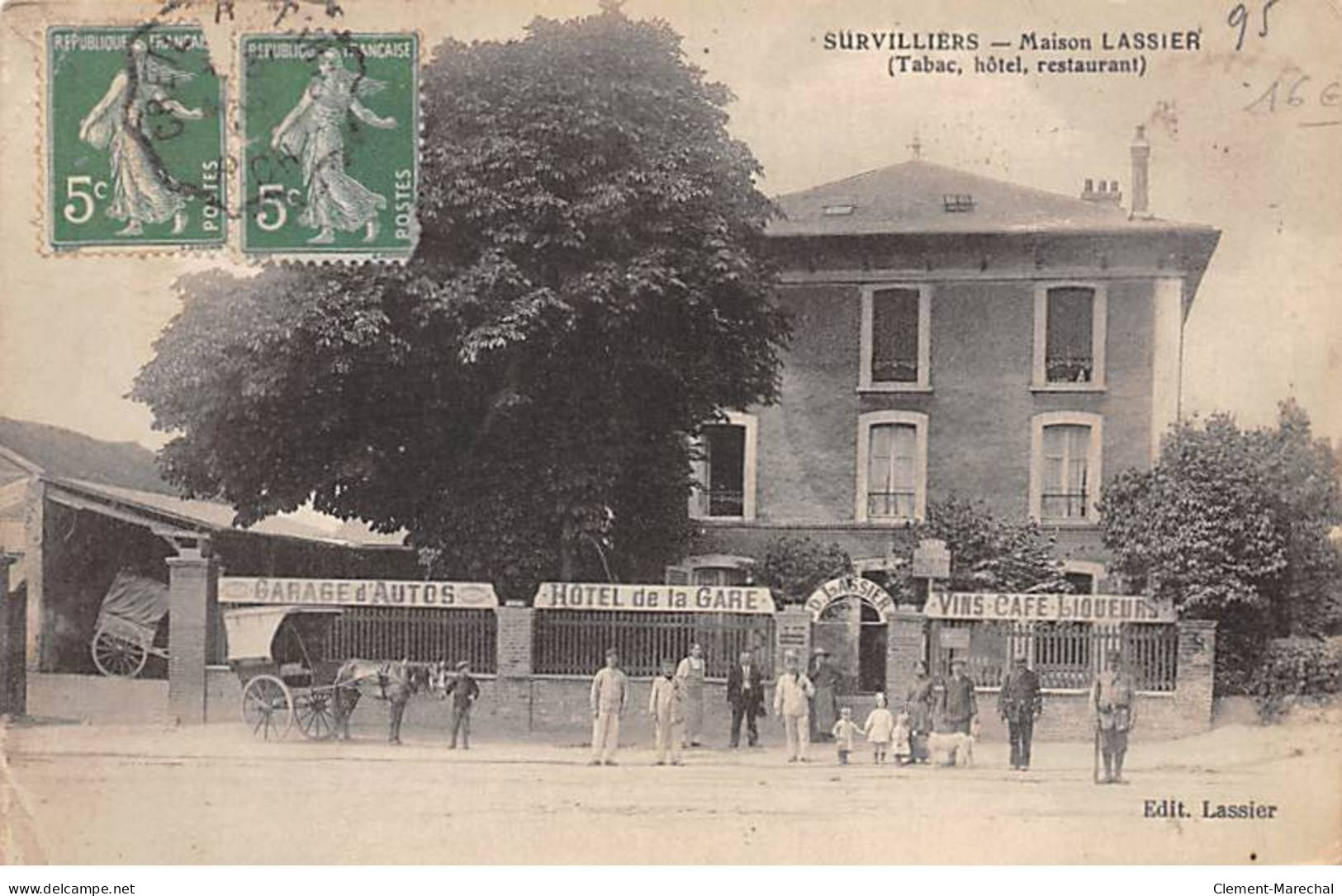 SURVILLIERS - Maison LASSIER , Tabacs, Hôtel, Restaurant - état - Survilliers