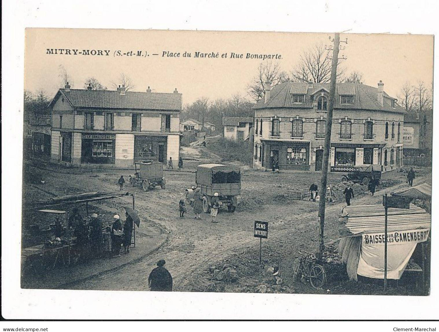 MITRY-MORY: Place Du Marché Et Rue Bonaparte - Très Bon état - Mitry Mory