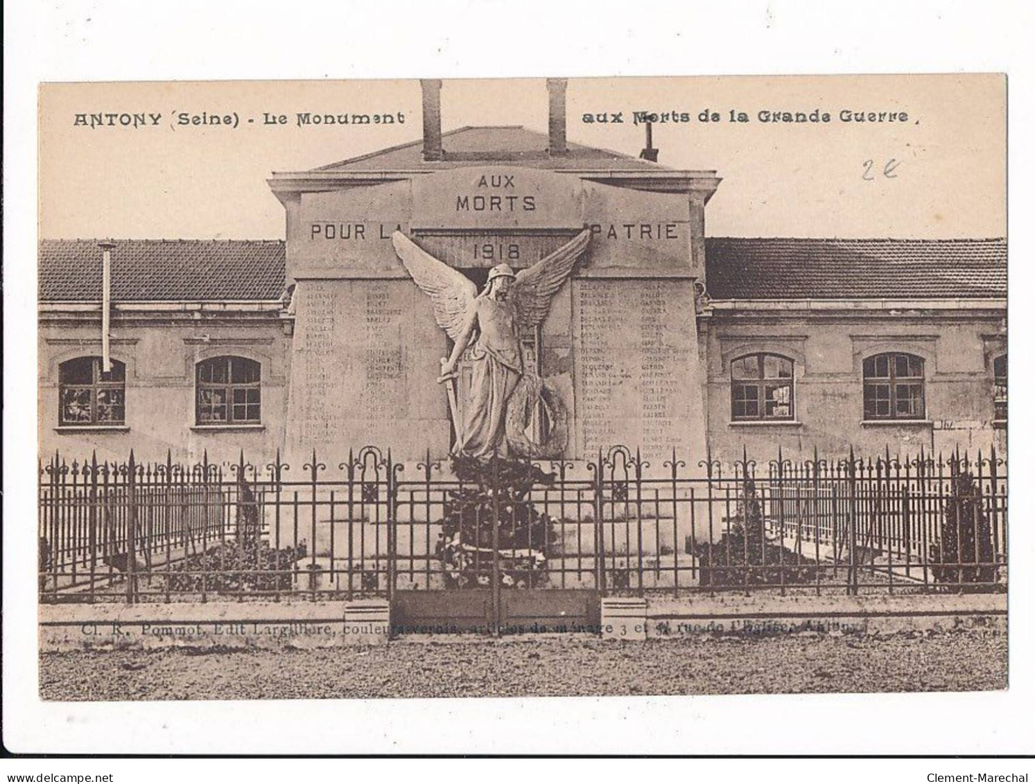 ANTONY : Le Monument Aux Morts De La Grande Guerre - Très Bon état - Antony