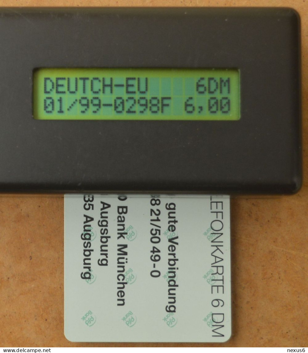 Germany - PSD Bank München Und Augsburg - O 0775 - 09.1998, 6DM, 10.000ex, Mint - O-Series: Kundenserie Vom Sammlerservice Ausgeschlossen