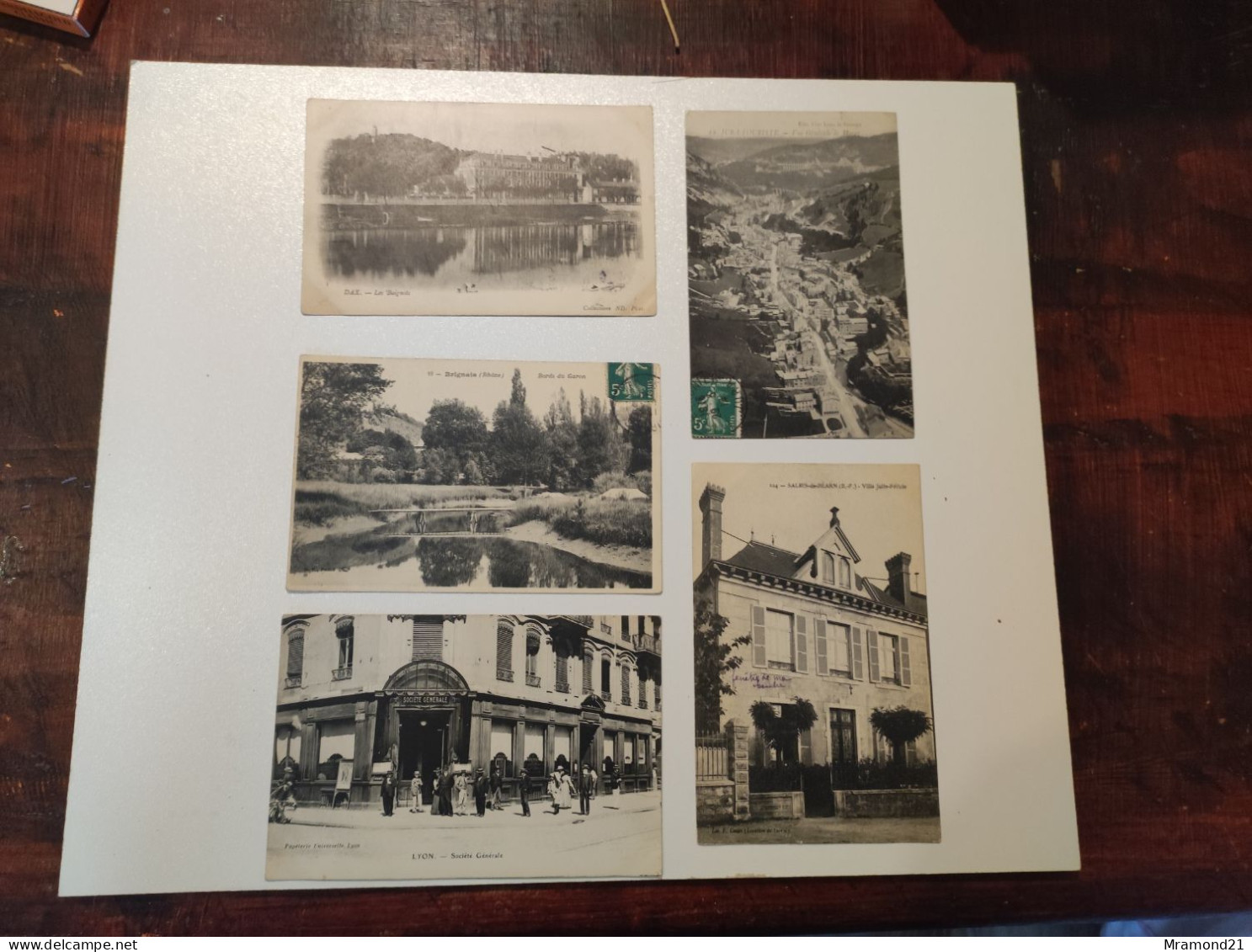 Lot De Cinq Cartes Postales Anciennes - Colecciones Y Lotes