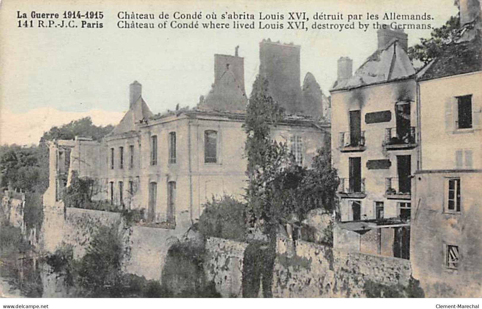 Château De CONDE Détruit Par Les Allemands - Très Bon état - Conde Sur Escaut