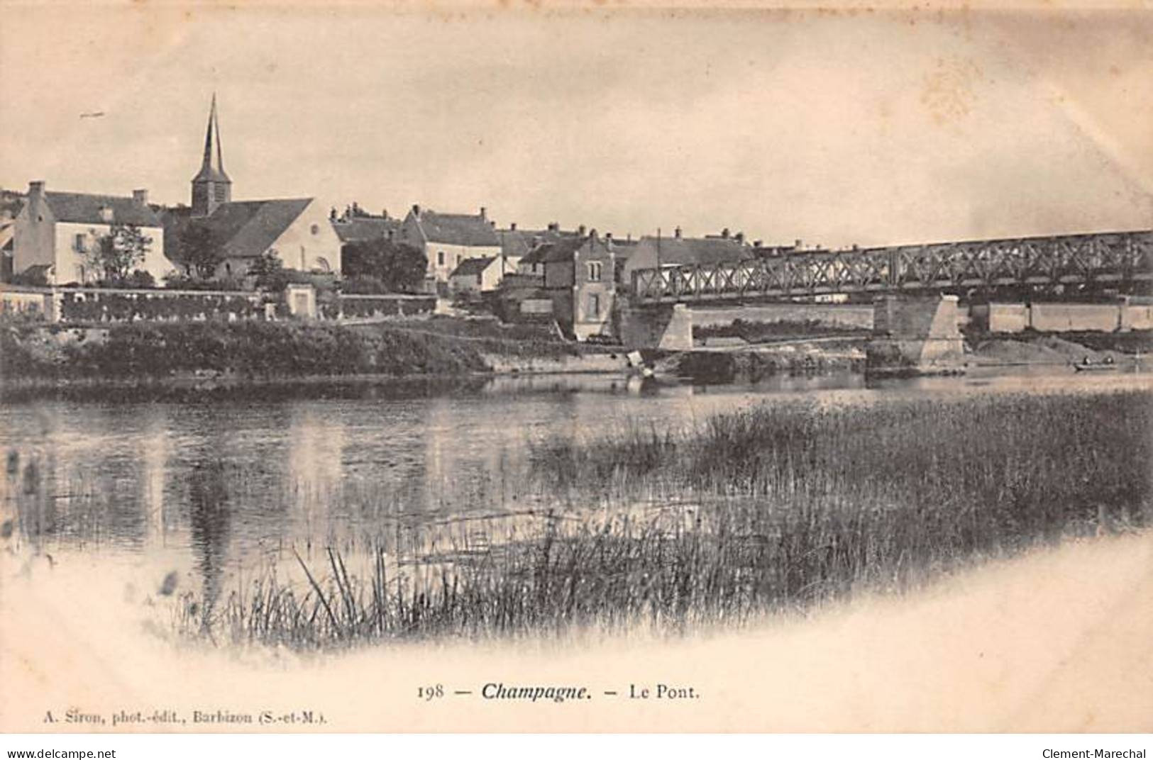 CHAMPAGNE - Le Pont - Très Bon état - Champagne Sur Seine