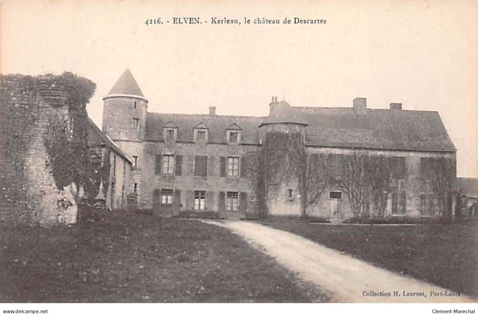 ELVEN - Kerleau, Le Château De Descartes - Très Bon état - Elven