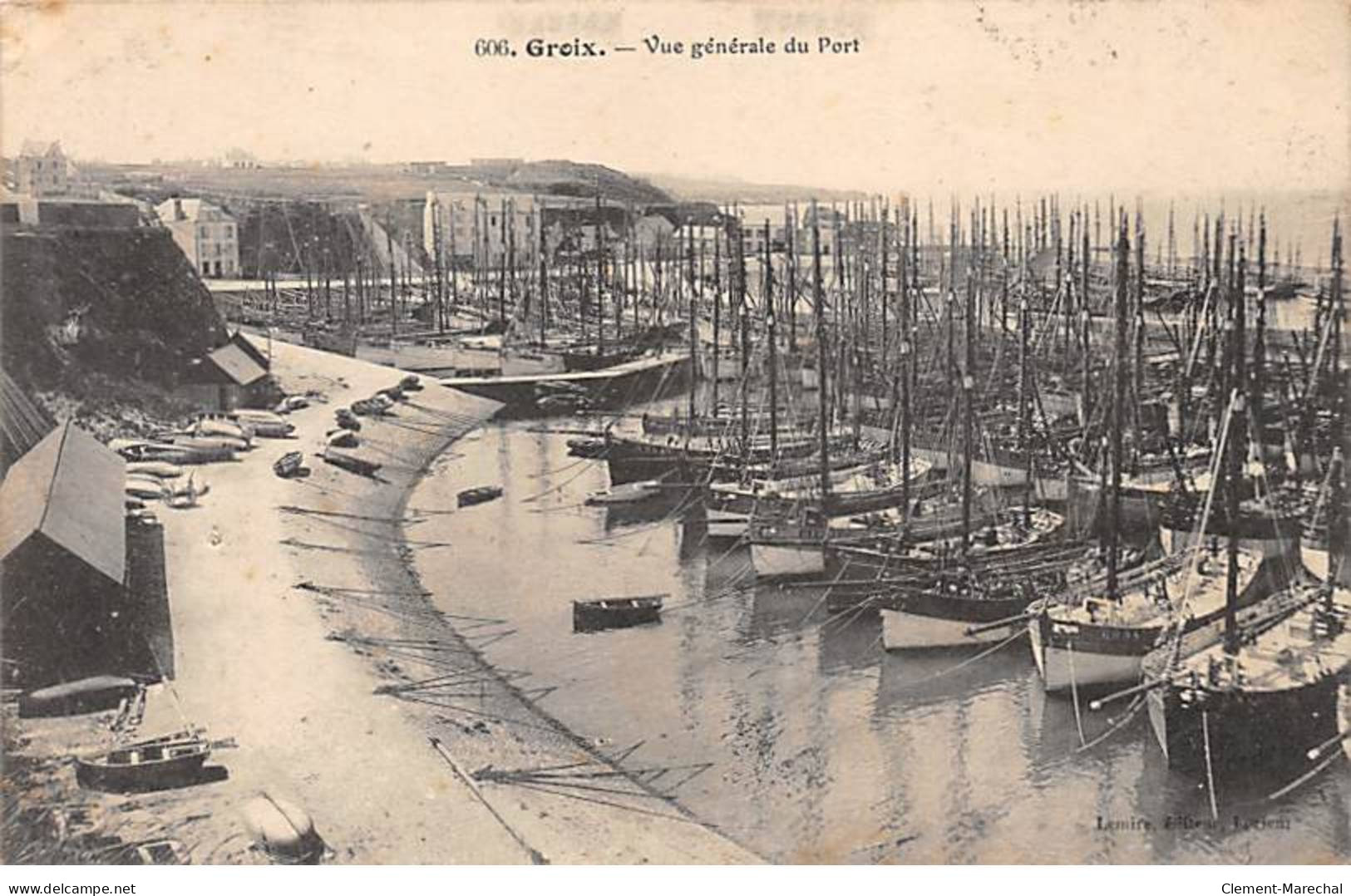 GROIX - Vue Générale Du Port - état - Groix