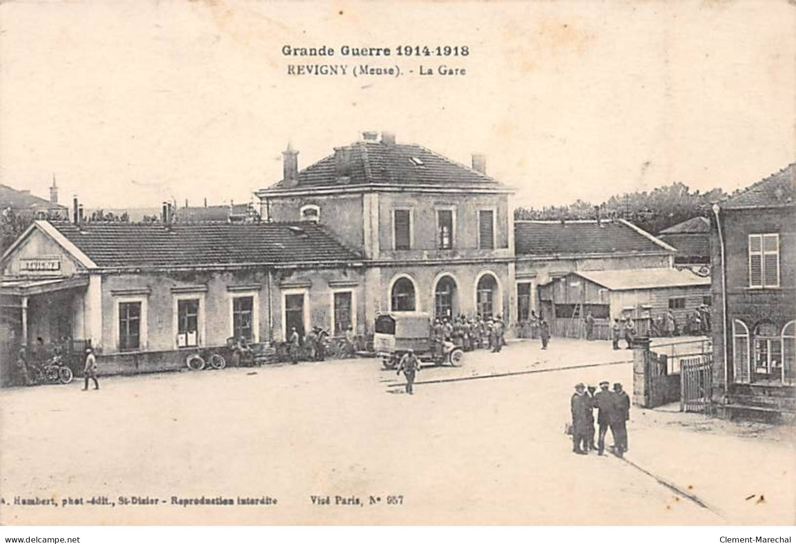 Grande Guerre 1914 1918 - REVIGNY - La Gare - Très Bon état - Revigny Sur Ornain