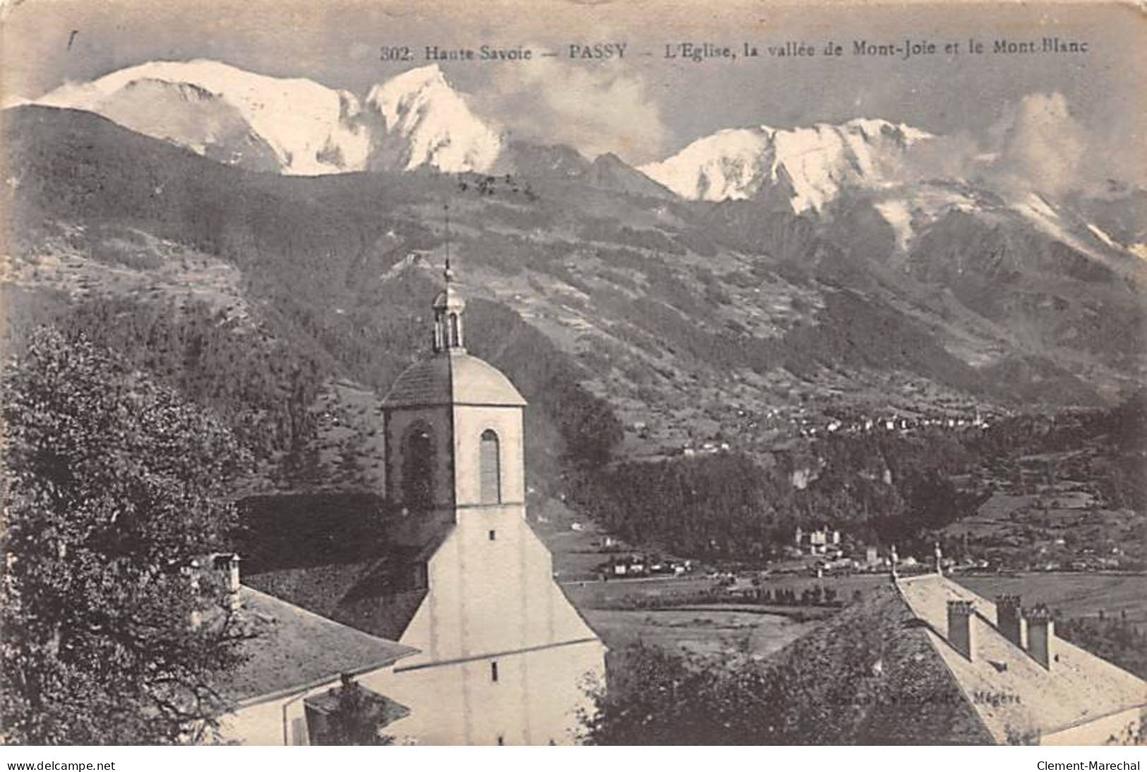 PASSY - L'Eglise - La Vallée De Mont Joie Et Le Mont Blanc - Très Bon état - Passy