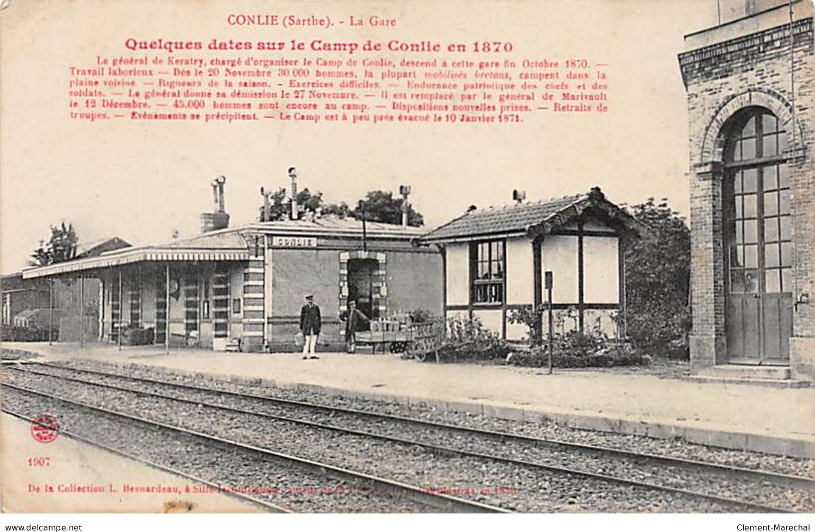 CONLIE - La Gare - Très Bon état - Conlie