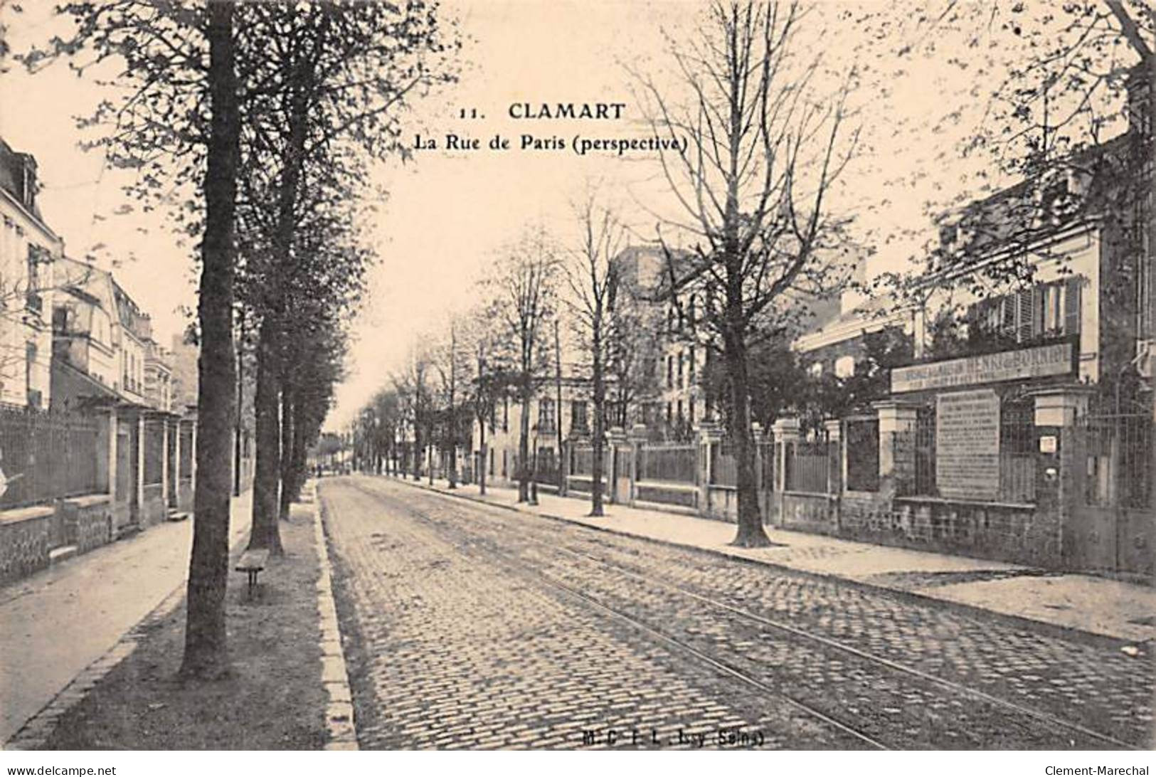 CLAMART - La Rue De Paris - état - Clamart
