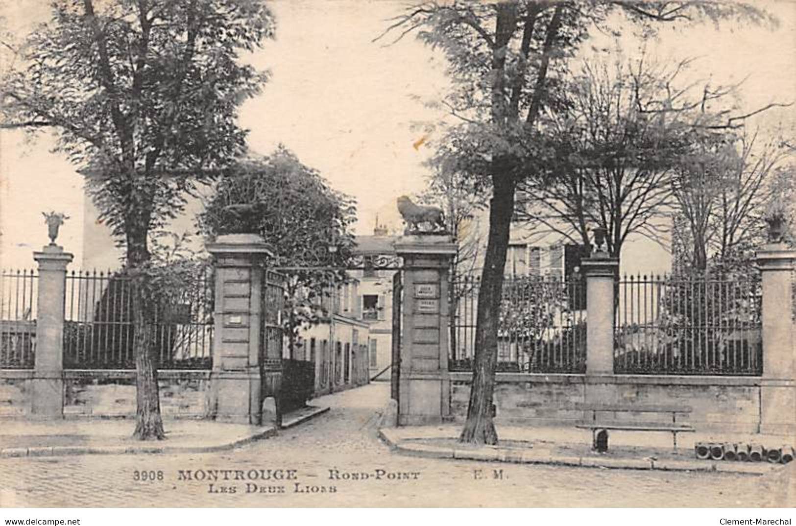 MONTROUGE - Rond Point - Les Deux Lions - Très Bon état - Montrouge