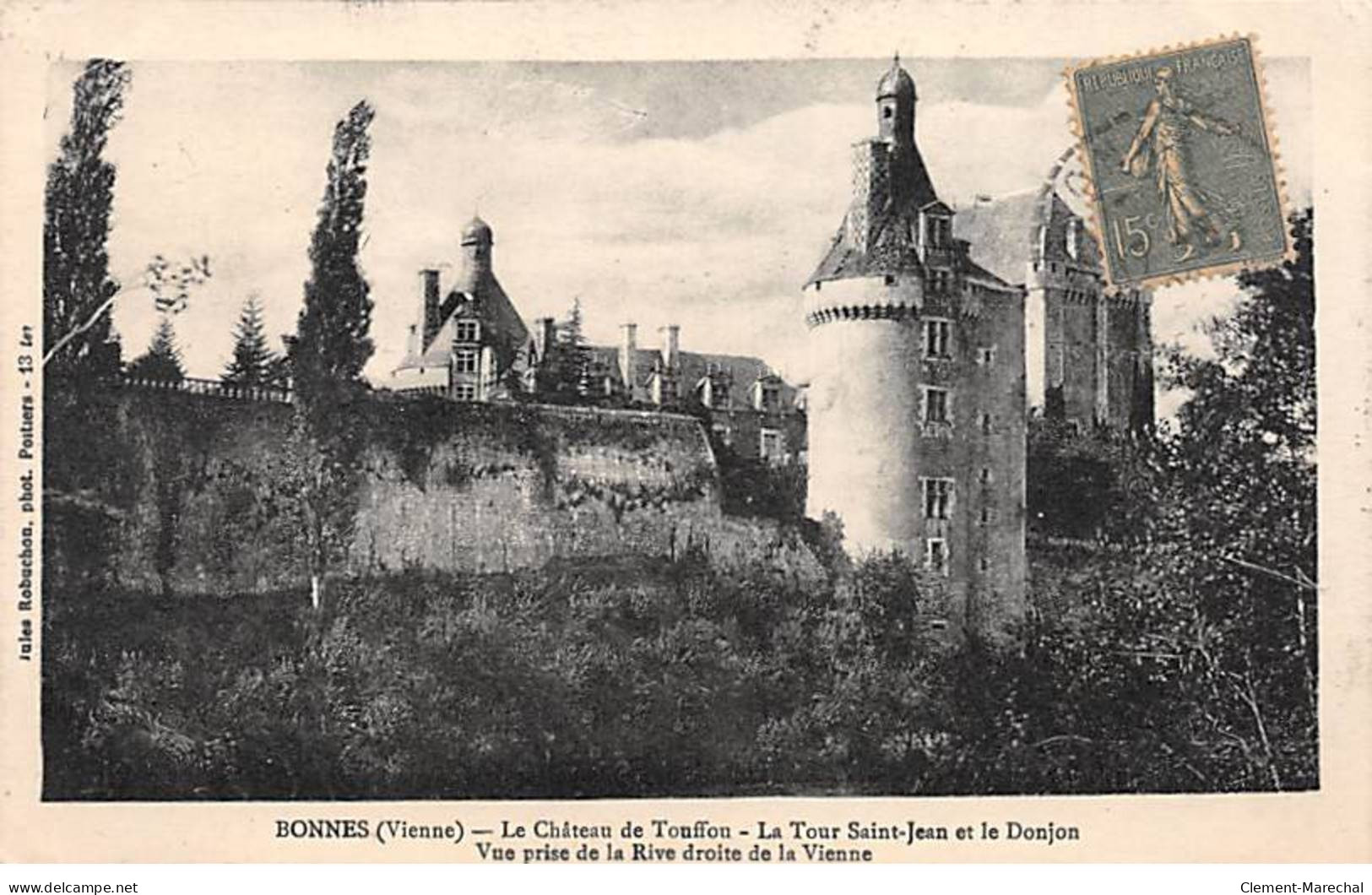 BONNES - Le Château De Touffou - La Tour Saint Jean Et Le Donjon - Très Bon état - Sonstige & Ohne Zuordnung