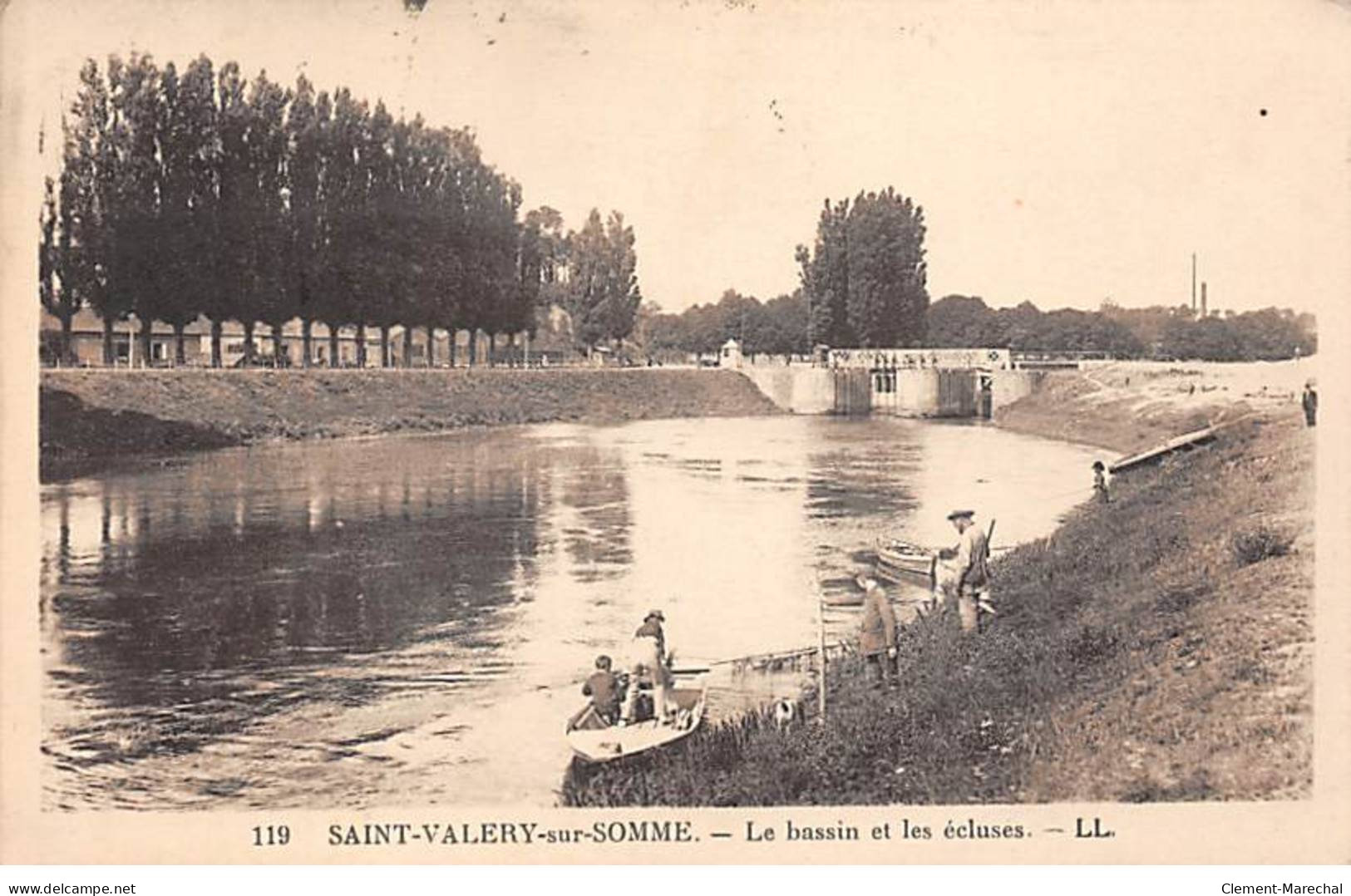 SAINT VALERY SUR SOMME - Le Bassin Et Les Ecluses - Très Bon état - Saint Valery Sur Somme