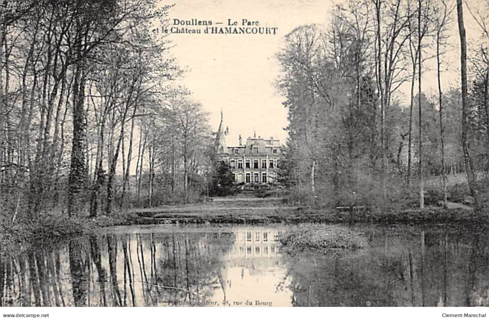 DOULLENS - Le Parc Et Le Château D'Hamancourt - Très Bon état - Doullens