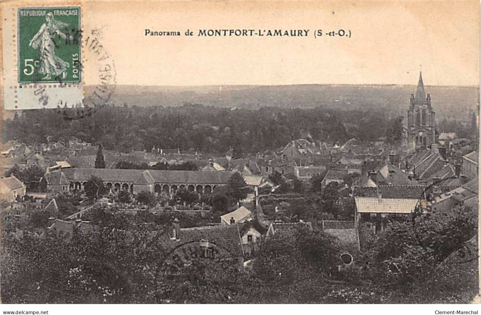 Panorama De MONTFORT L'AMAURY - Très Bon état - Montfort L'Amaury