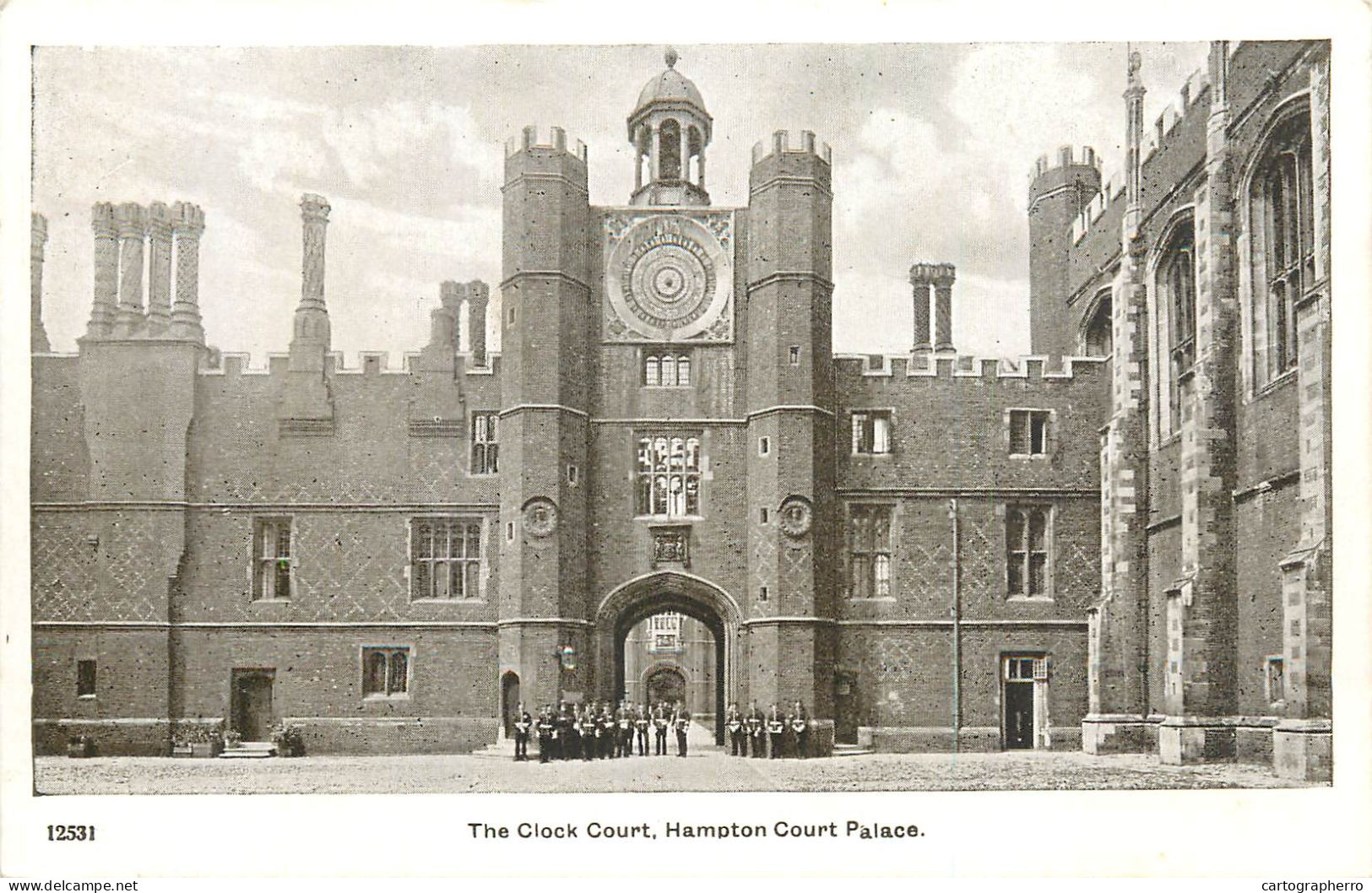 United Kingdom England Hampton Court Clock Court - Hampton Court