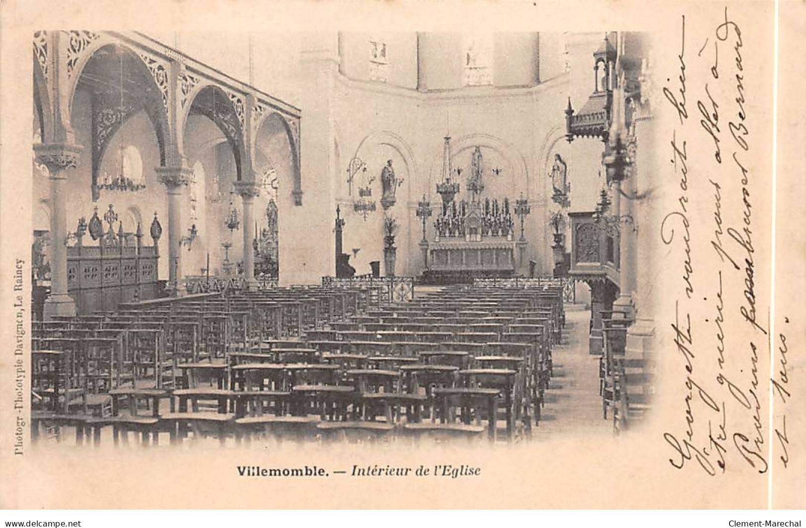 VILLEMOMBLE - Intérieur De L'Eglise - Très Bon état - Villemomble
