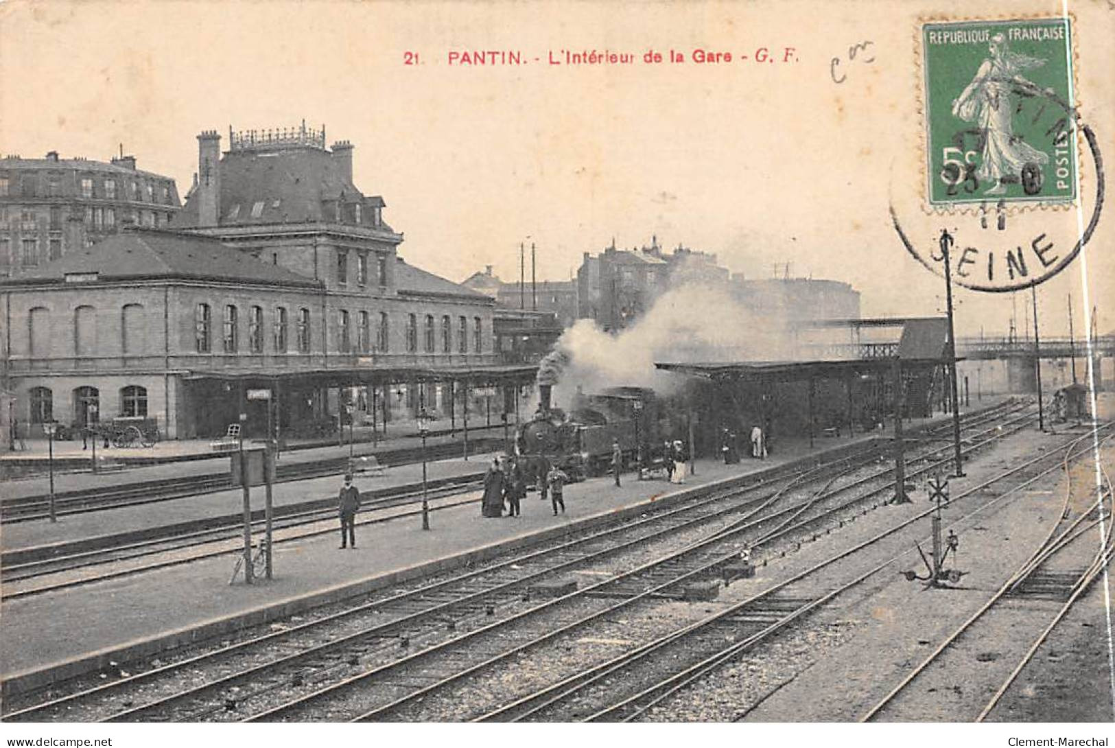 PANTIN - L'Intérieur De La Gare - Très Bon état - Pantin