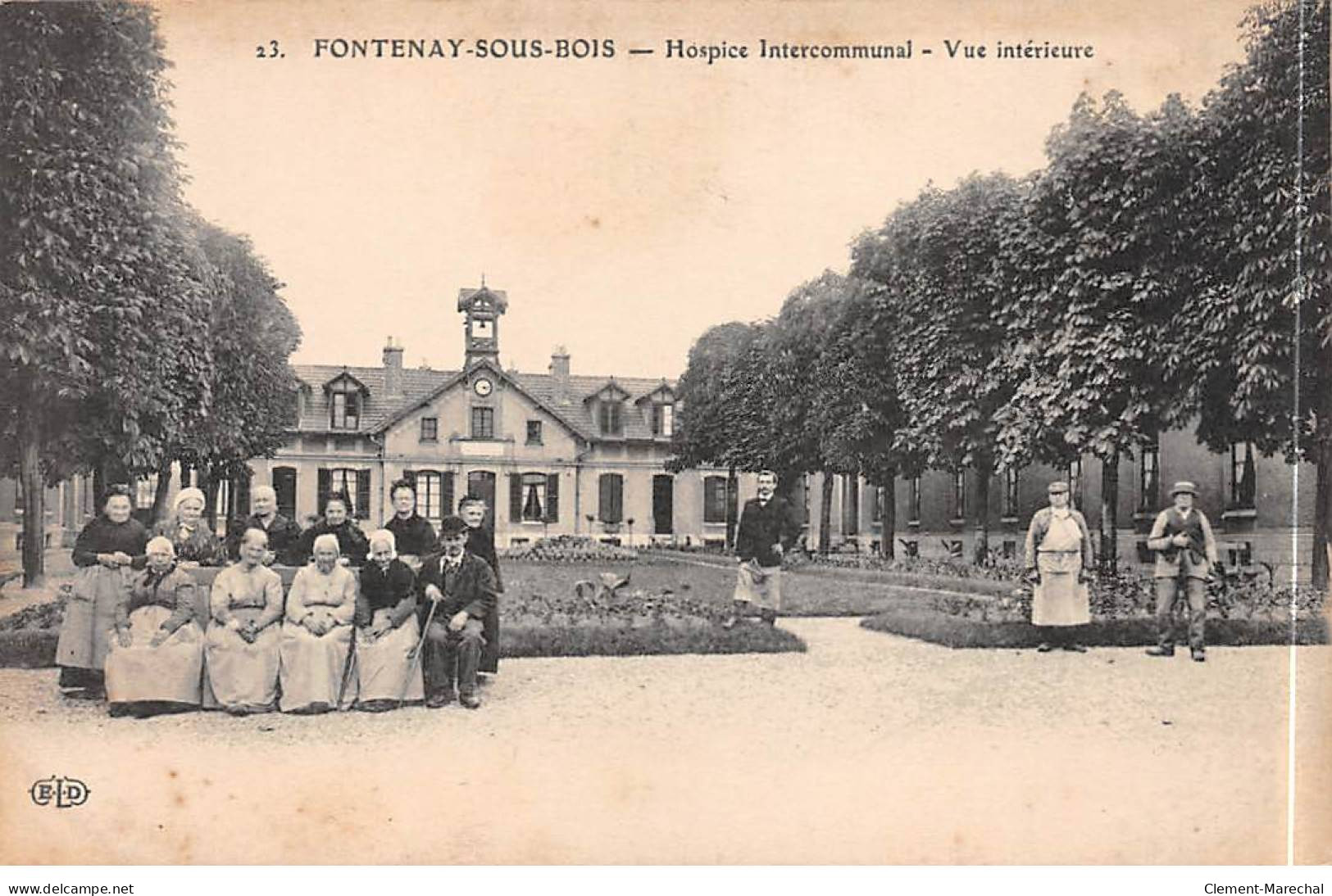 FONTENAY SOUS BOIS - Hospice Intercommunal - Vue Intérieure - Très Bon état - Fontenay Sous Bois