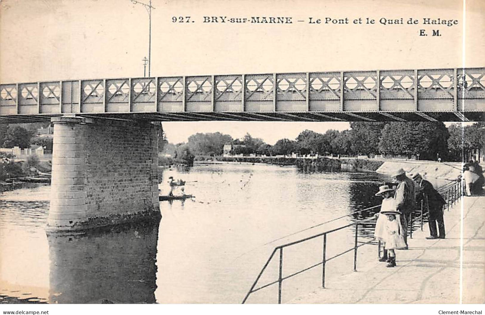BRY SUR MARNE - Le Pont Et Le Quai De Halage - Très Bon état - Bry Sur Marne