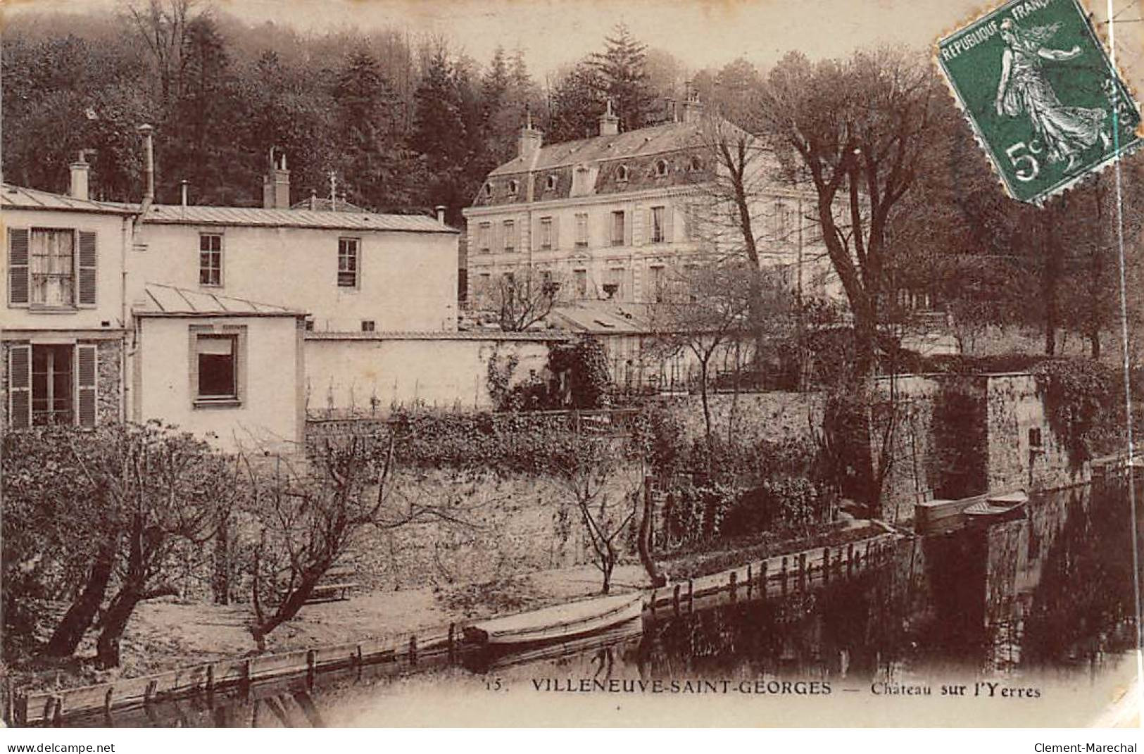 VILLENEUVE SAINT GEORGES - Château Sur L'Yerres - état - Villeneuve Saint Georges