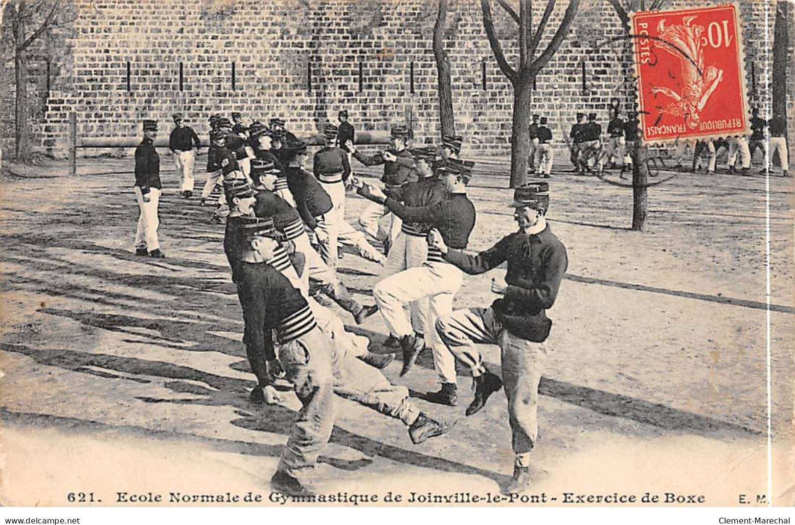 Ecole Normale De Gymnastique De JOINVILLE LE PONT - Exercice De Boxe - état - Joinville Le Pont