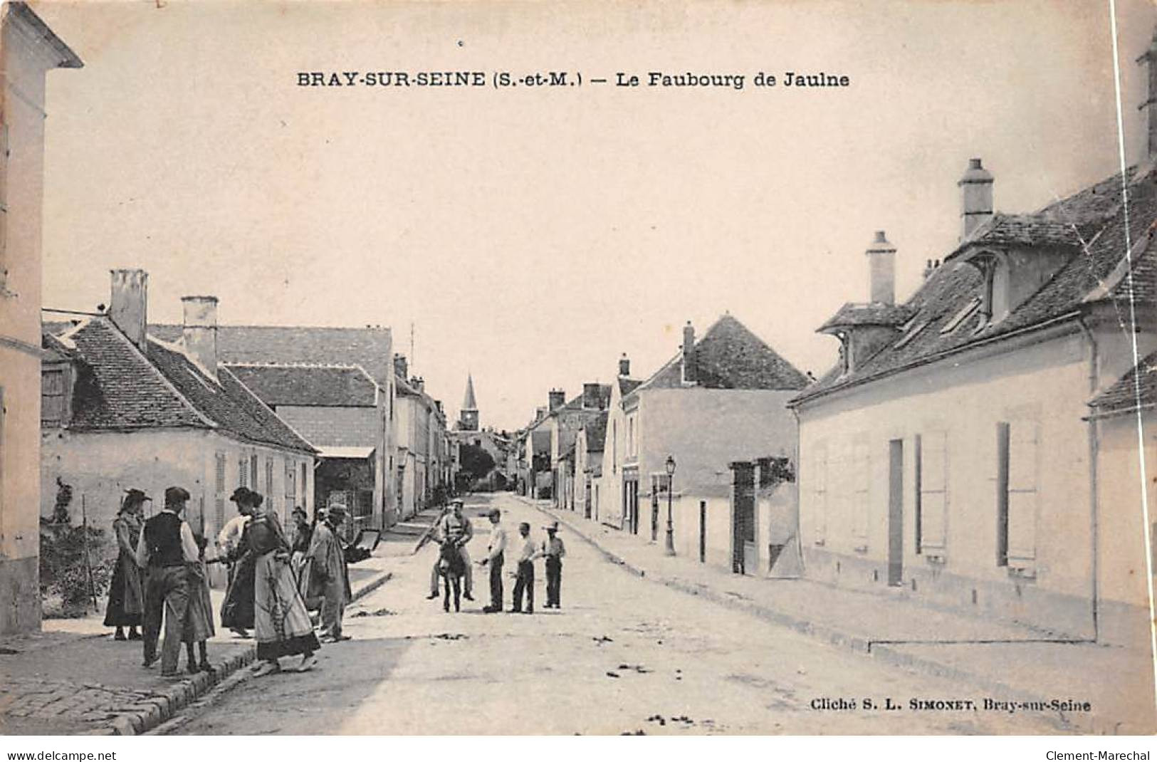 BRAY SUR SEINE - Le Faubourg De Jaulne - Très Bon état - Bray Sur Seine