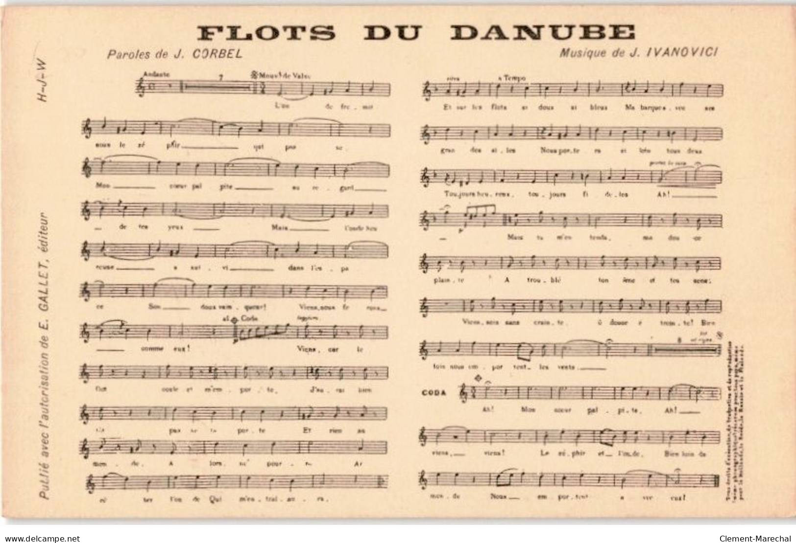 CHANSONS: Flots Du Danube - Très Bon état - Musique Et Musiciens