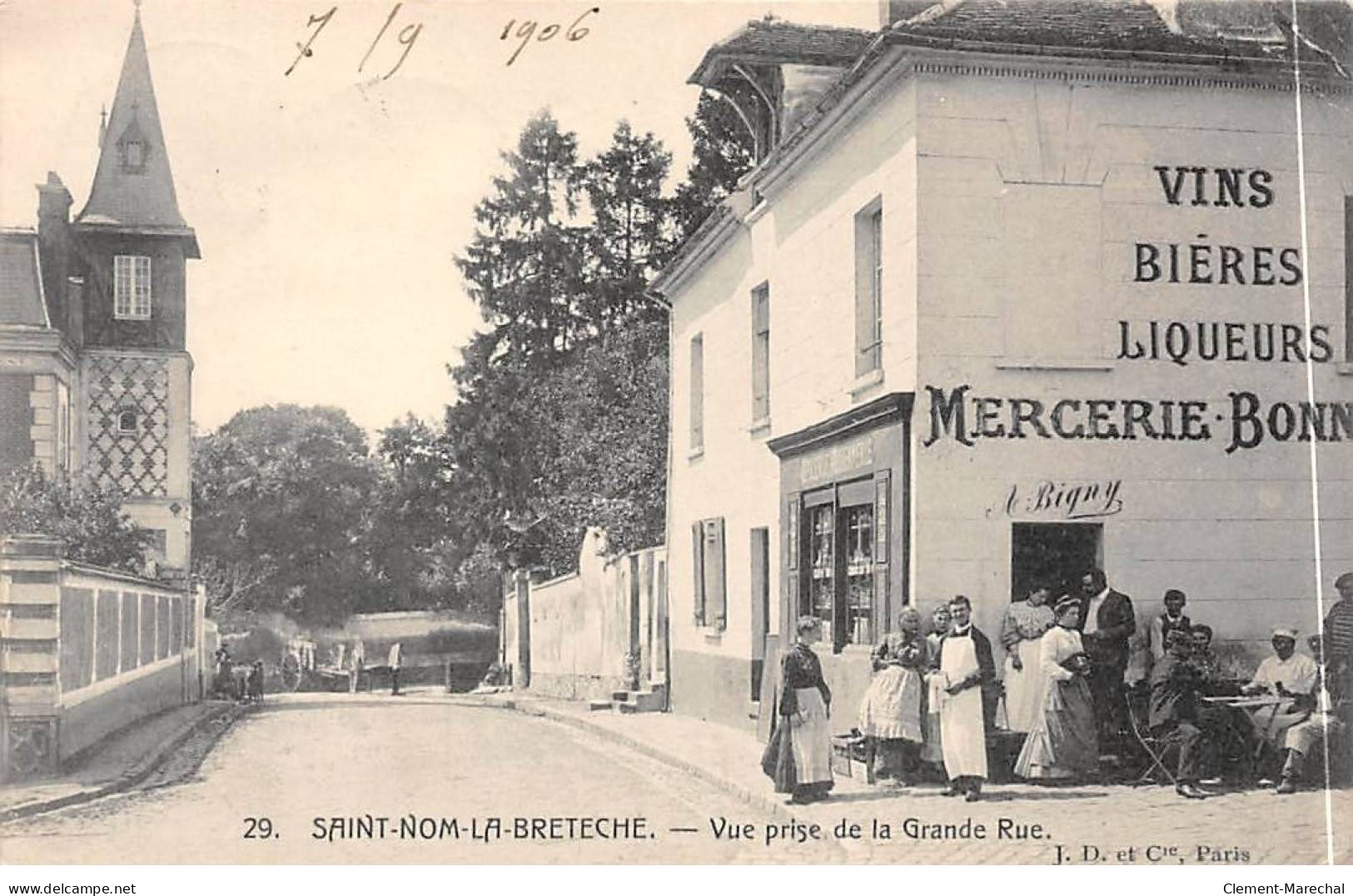 SAINT NOM LA BRETECHE - Vue Prise De La Grande Rue - Très Bon état - St. Nom La Breteche