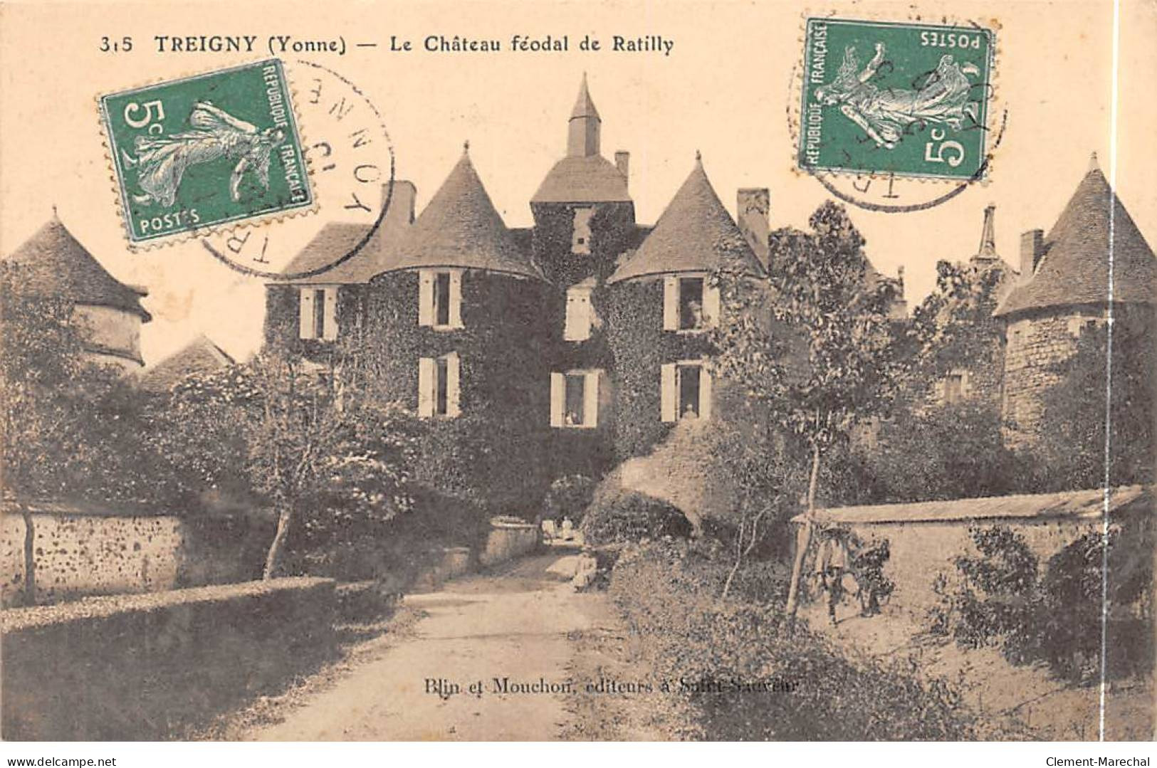 TREIGNY - Le Château Féodal De Ratilly - Très Bon état - Treigny